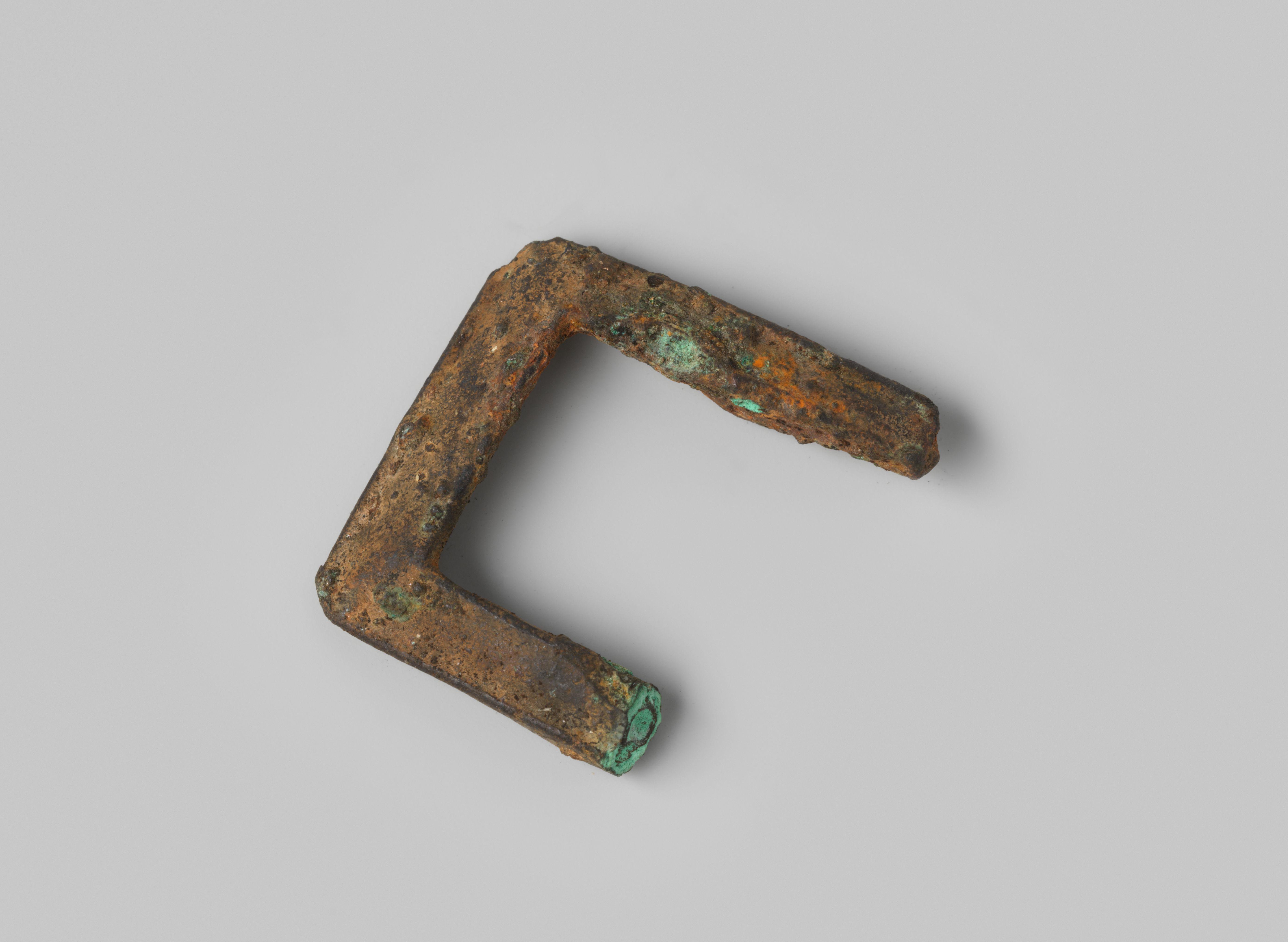 Fragment schoengesp uit het wrak van de Oost-Indiëvaarder Hollandia