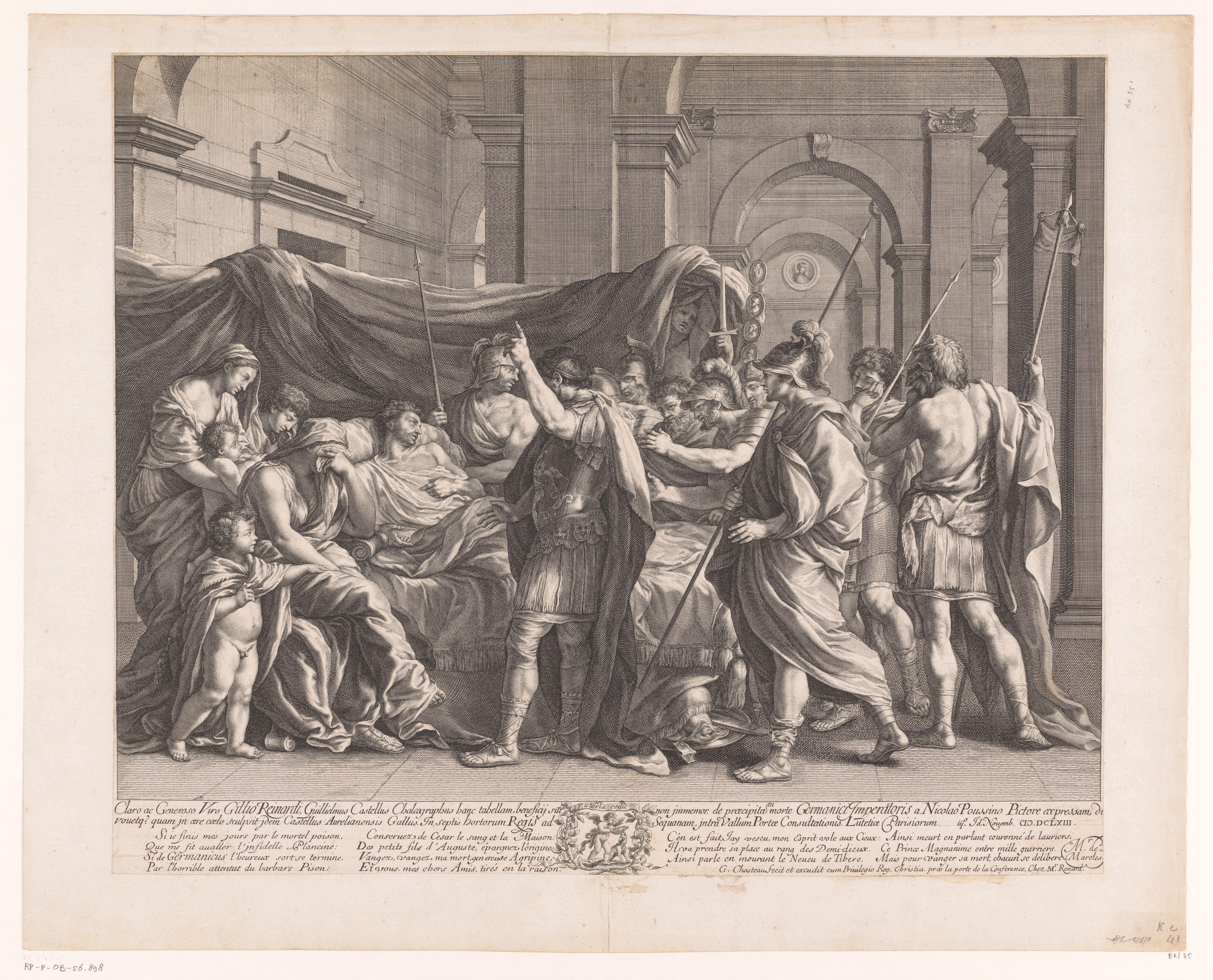 Germanicus op zijn sterfbed