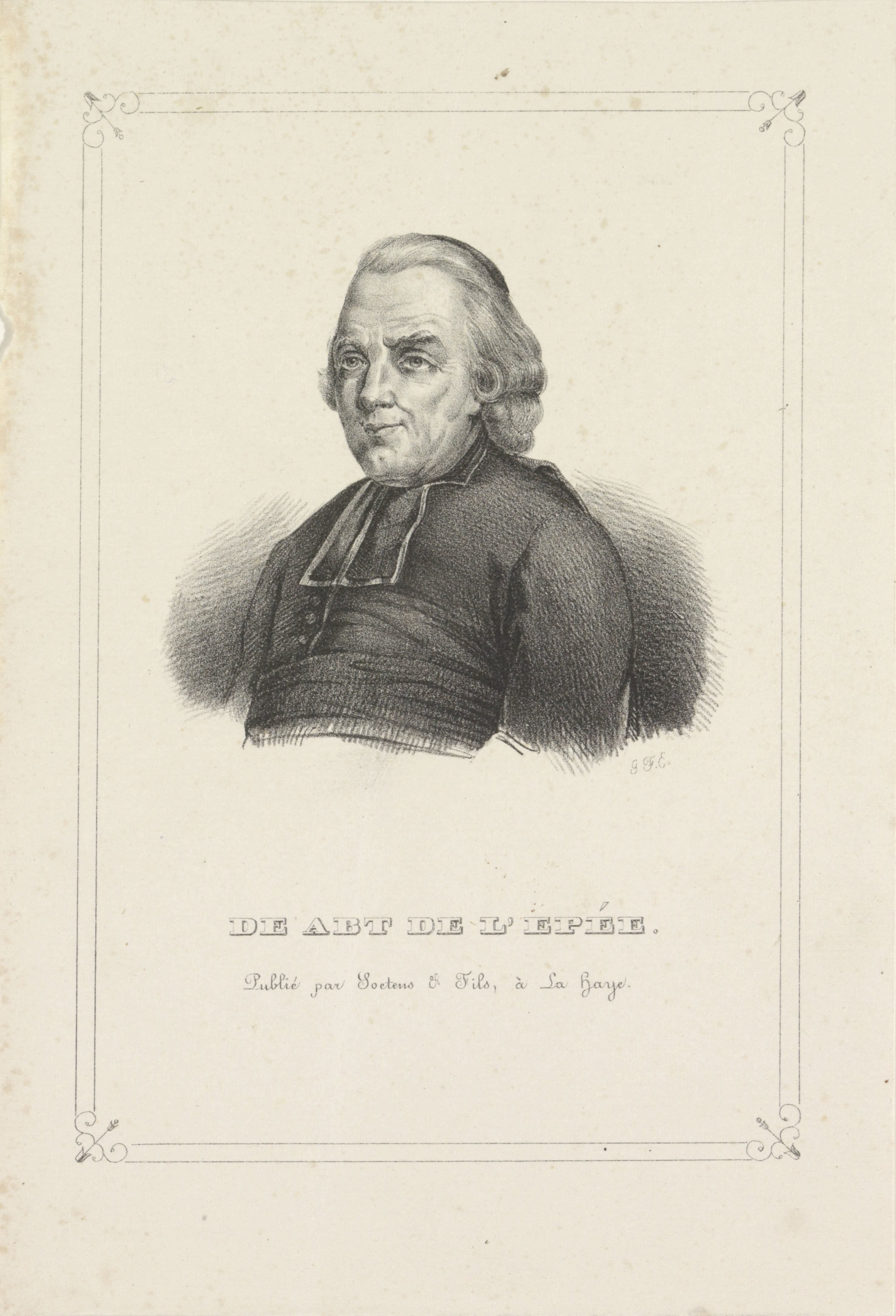 Portret van Charles-Michel de l'Épée