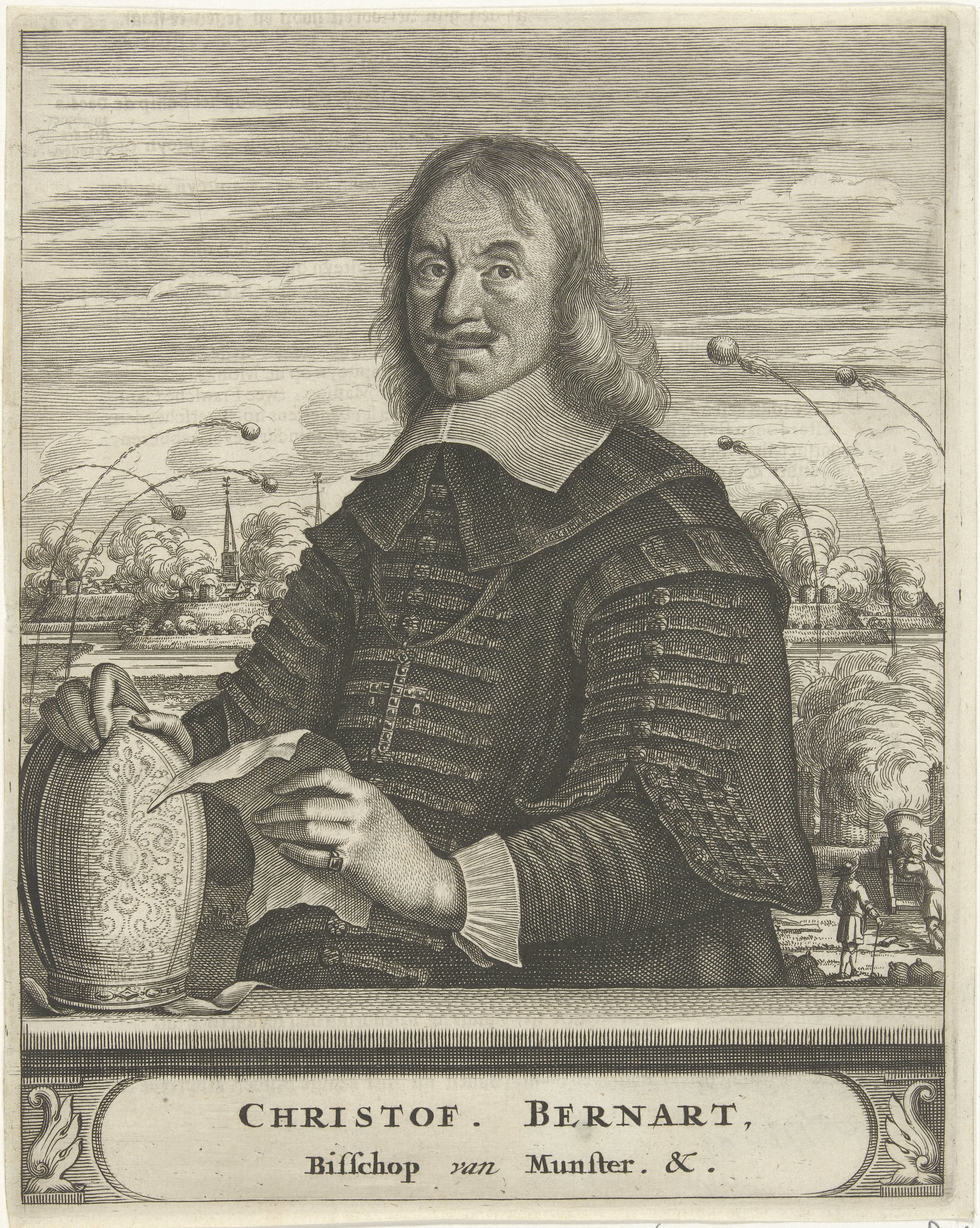 Portret van Christoph Bernhard von Galen, bisschop van Münster