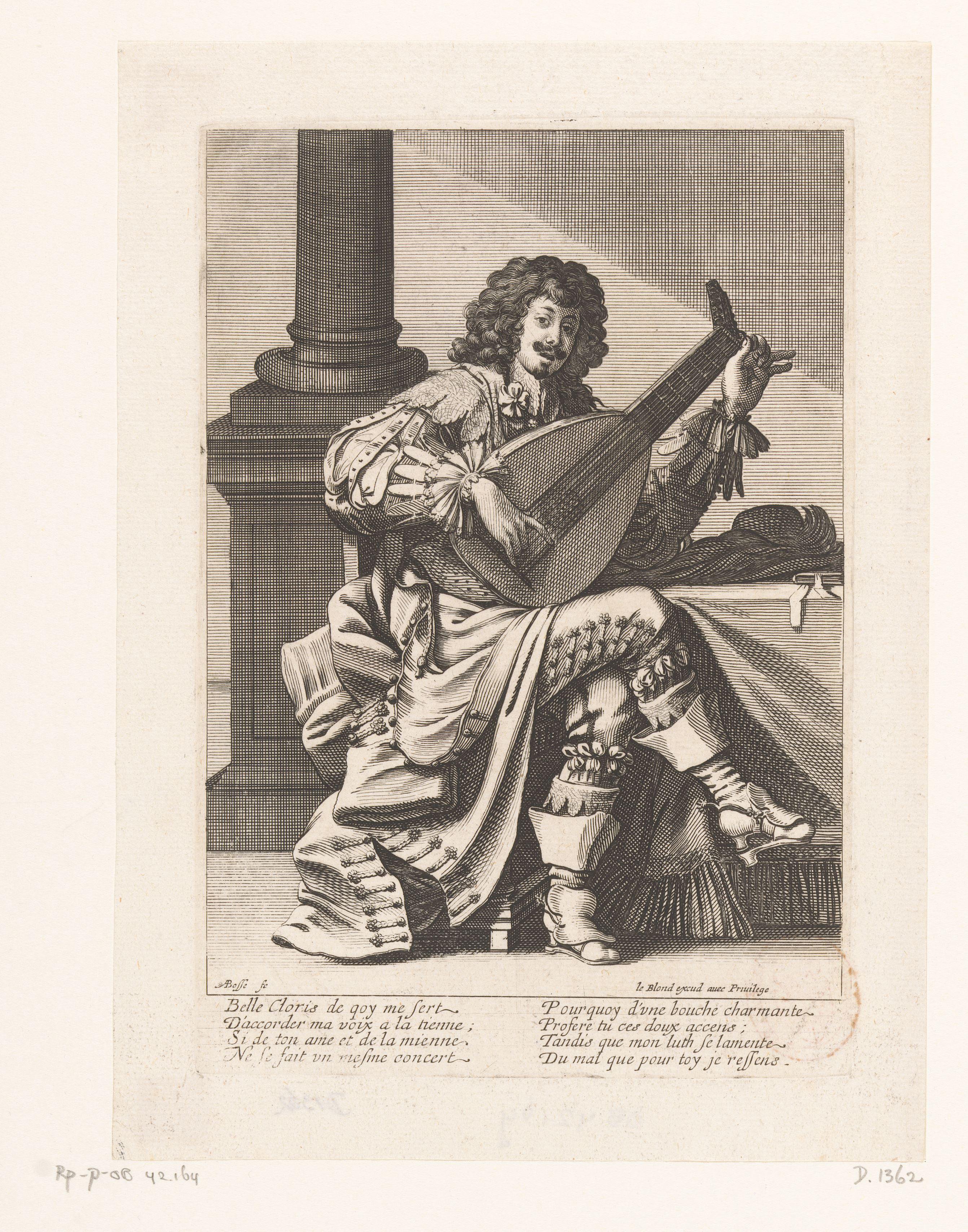 Seated Man with a Lute