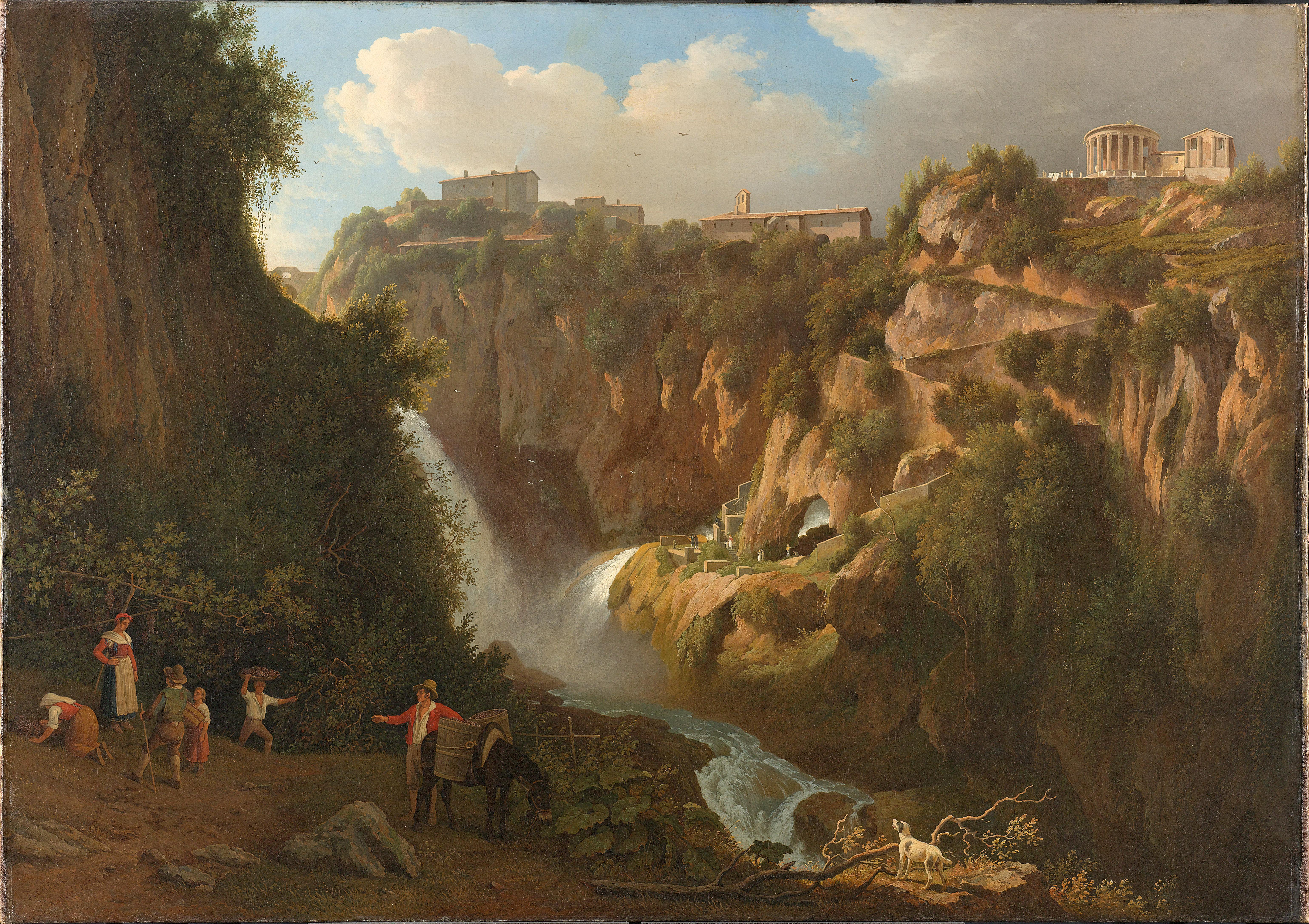 De waterval van Tivoli