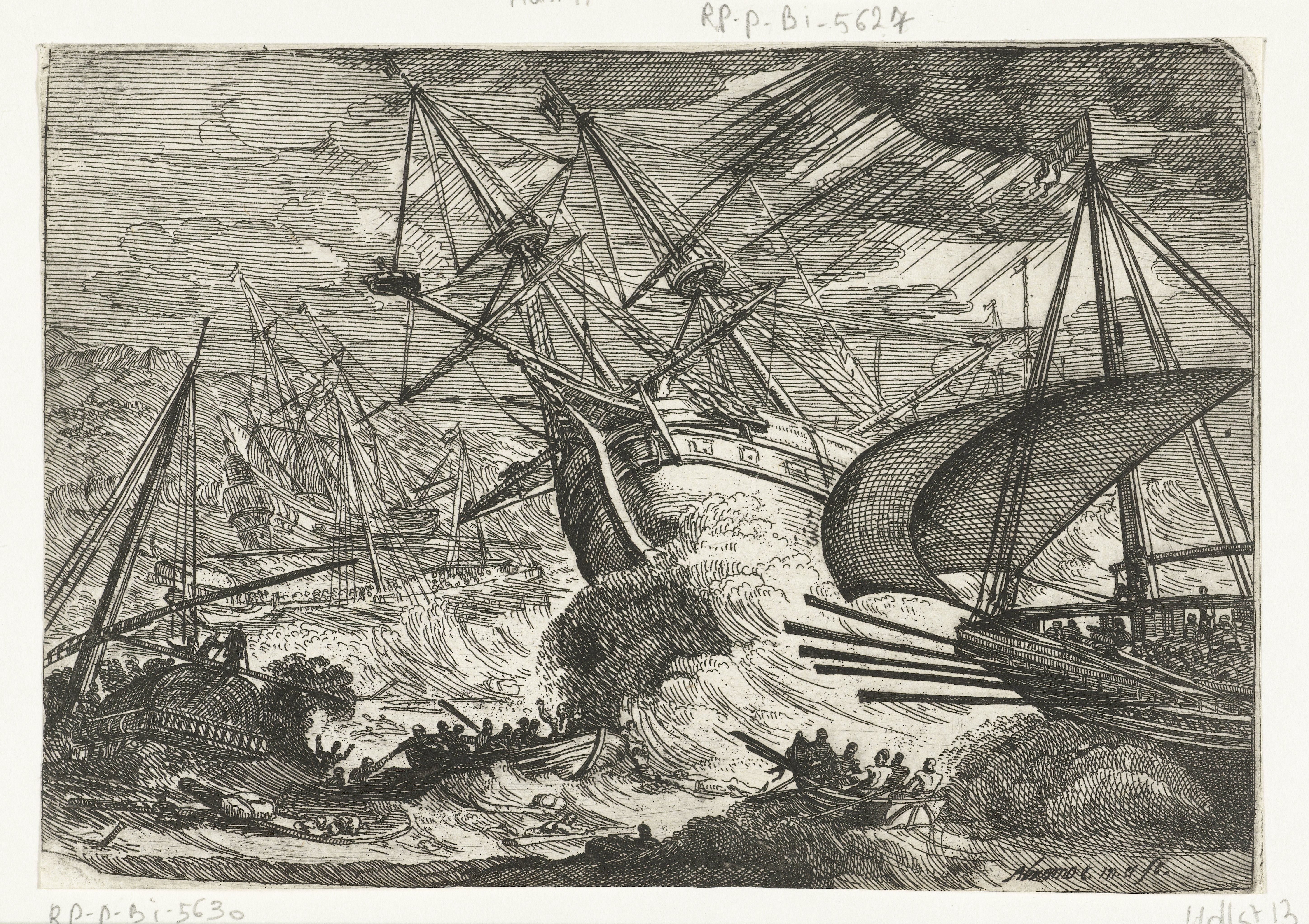 Storm op zee