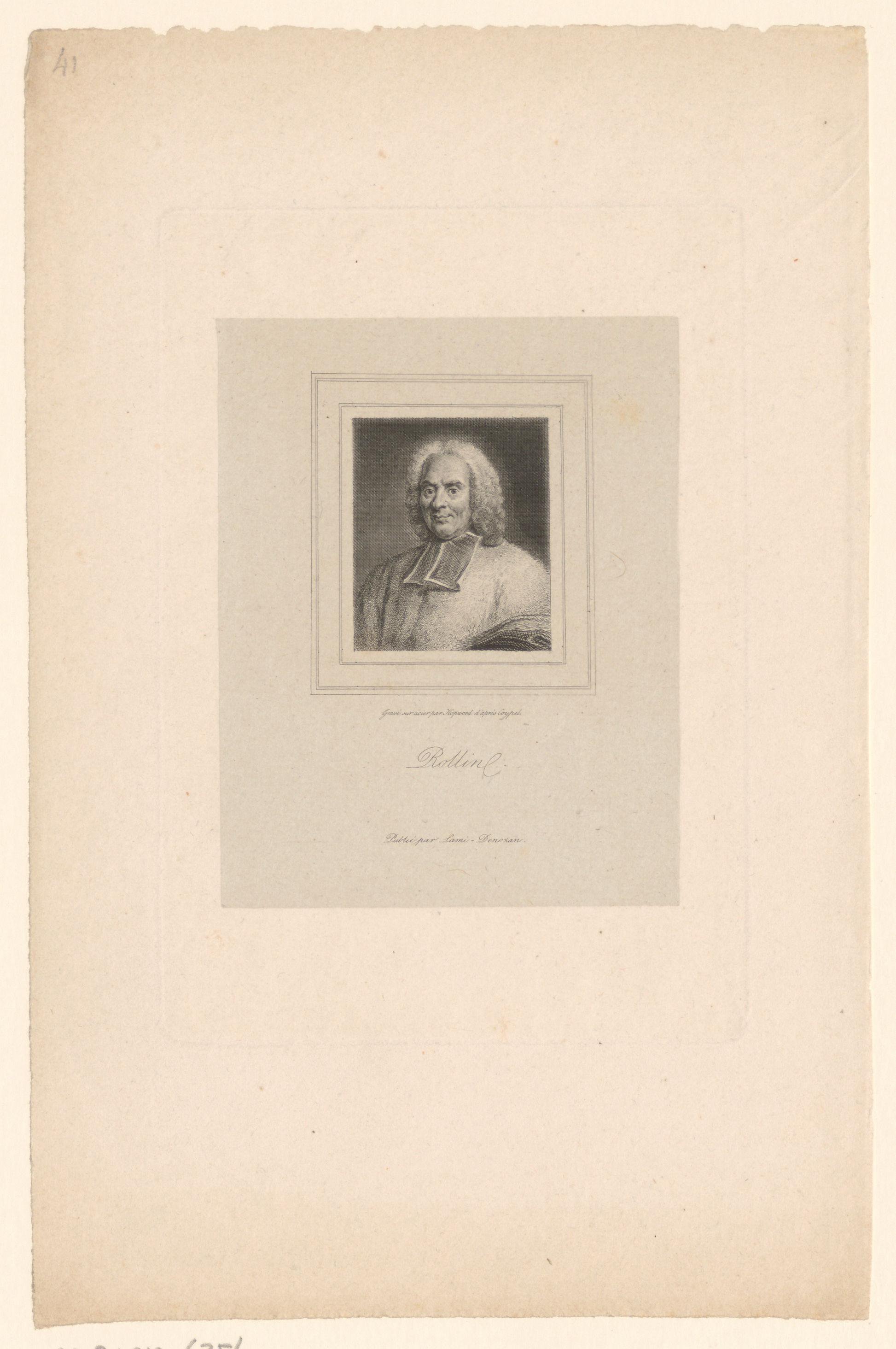 Portret van Charles Rollin
