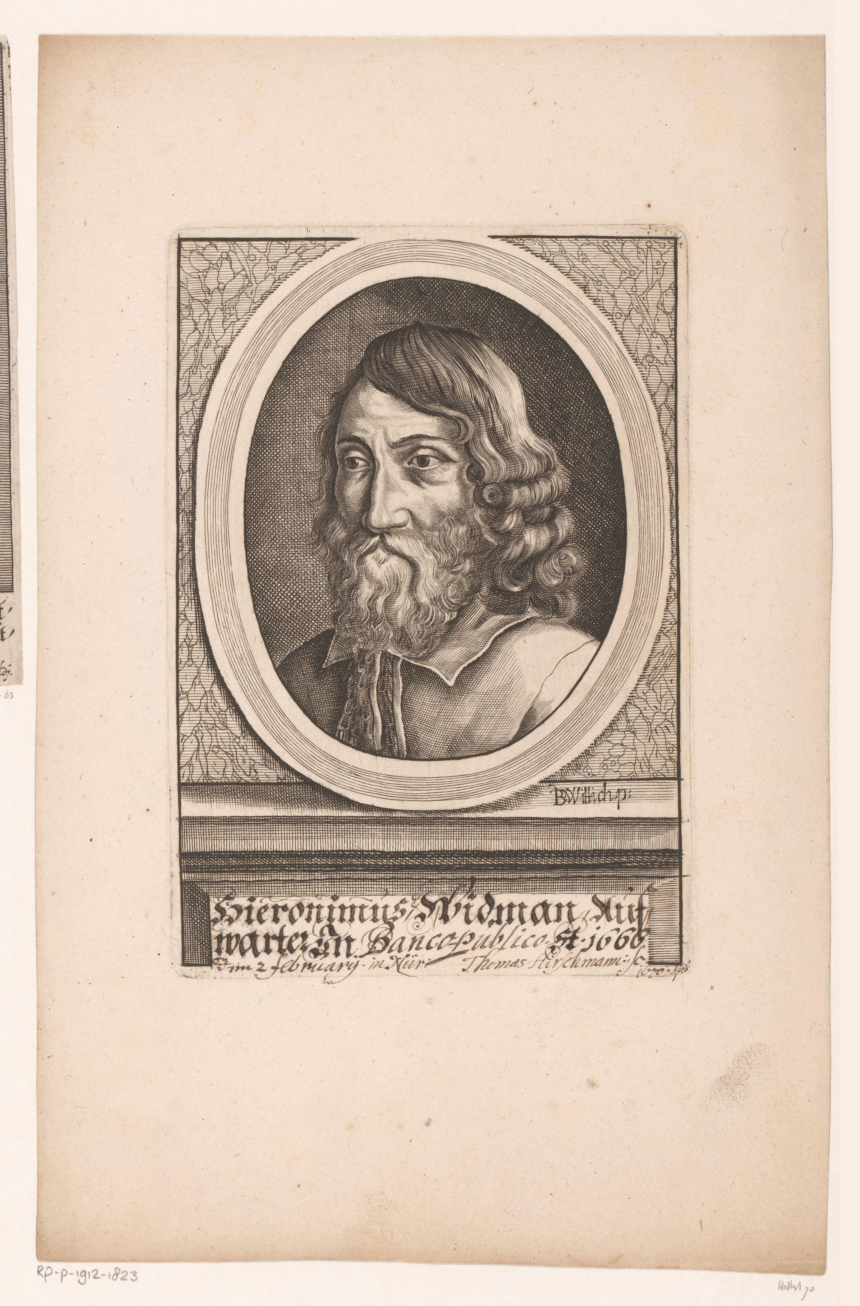 Portret van Hieronymus Widmann