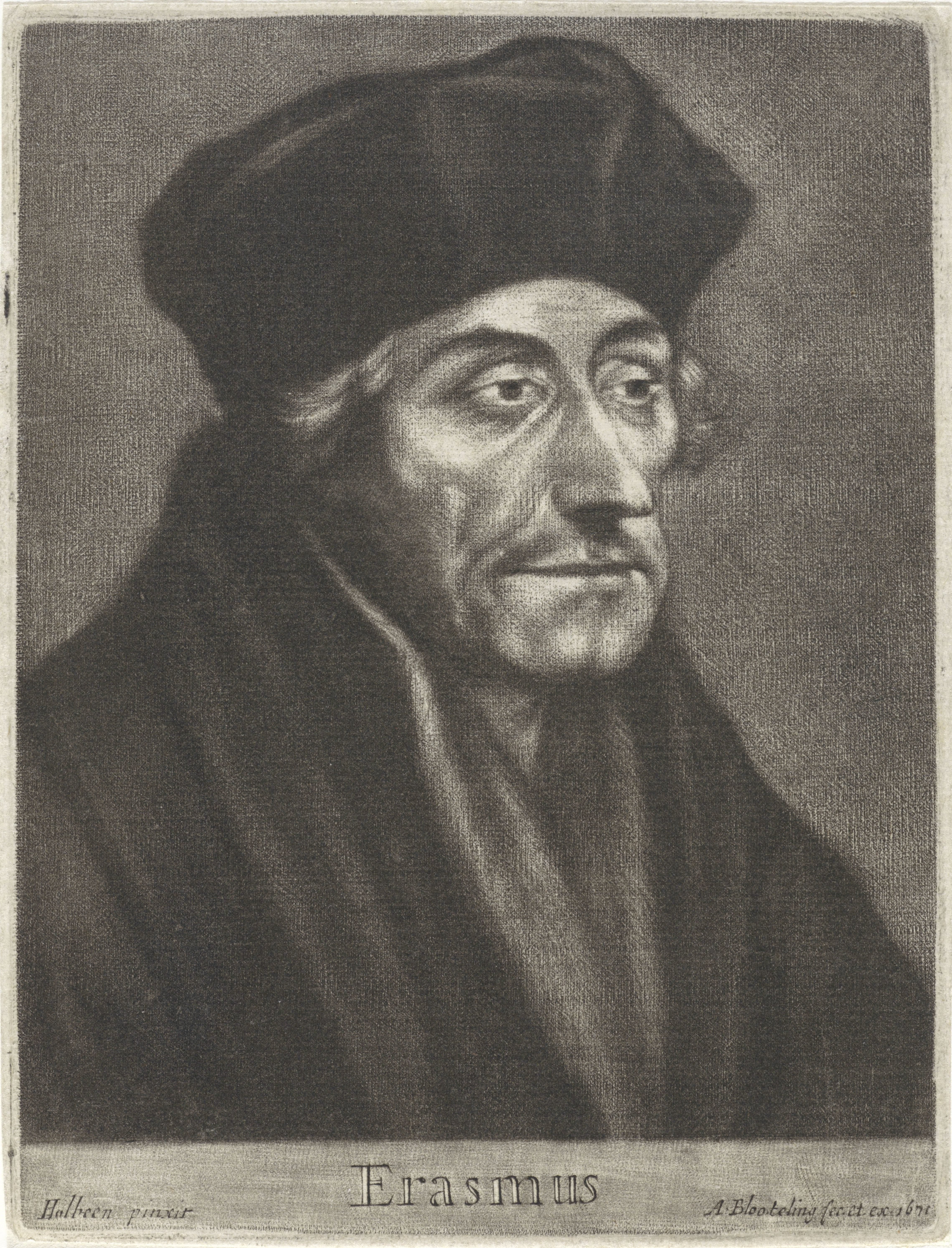 Portret Desiderius Erasmus