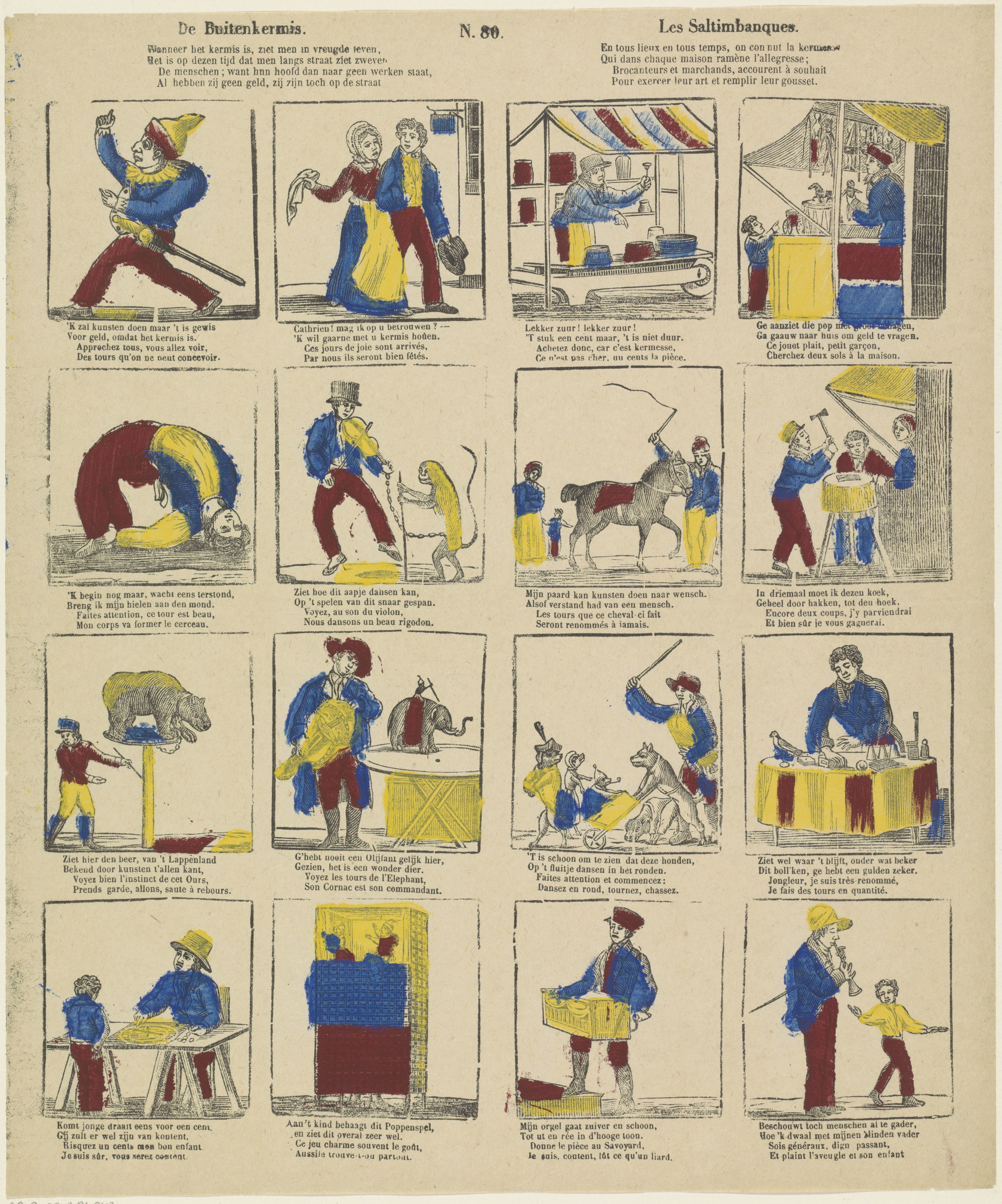 De buitenkermis / Les saltimbanques
