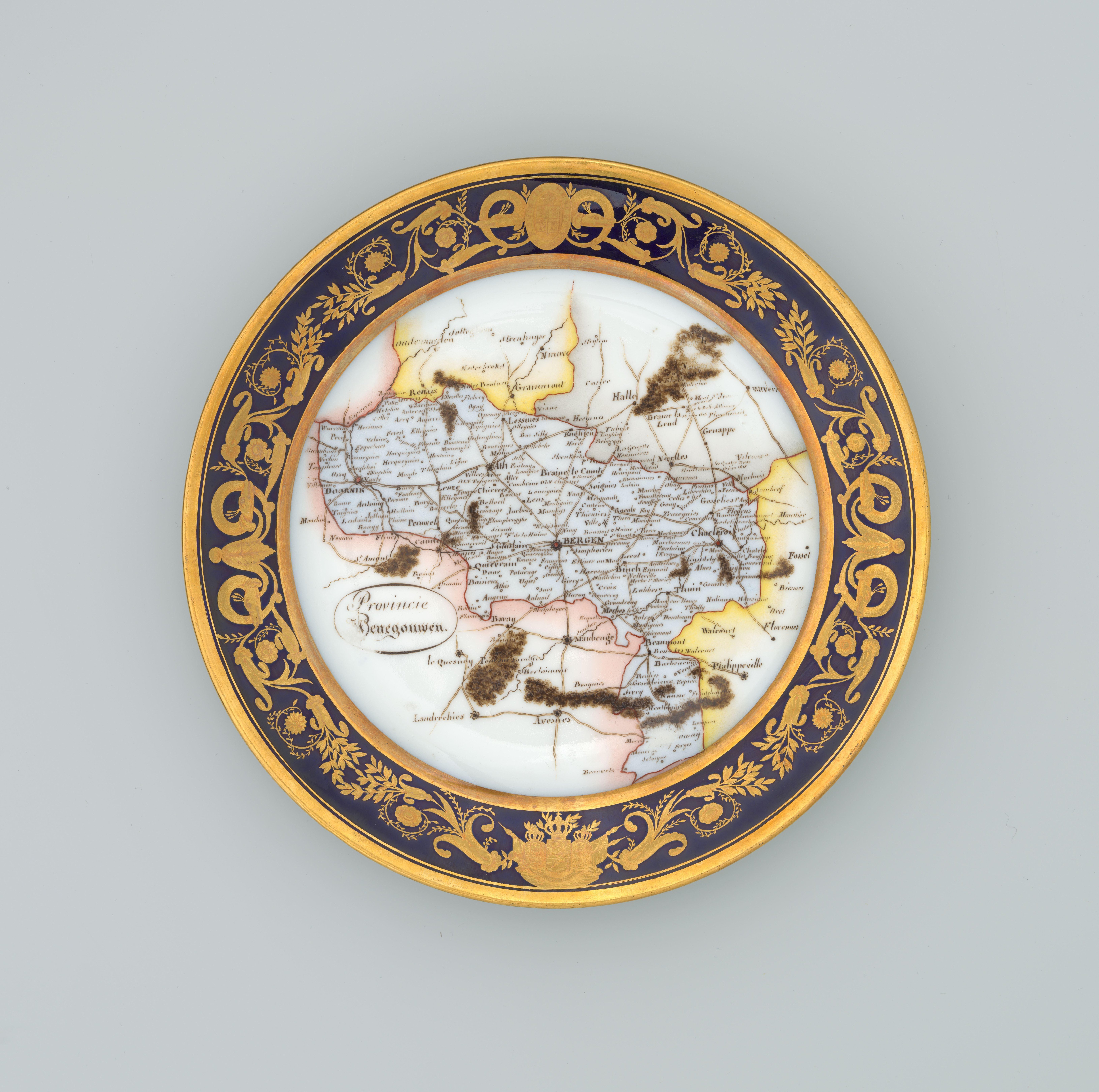 18 borden met het decor van een Nederlandse provincie