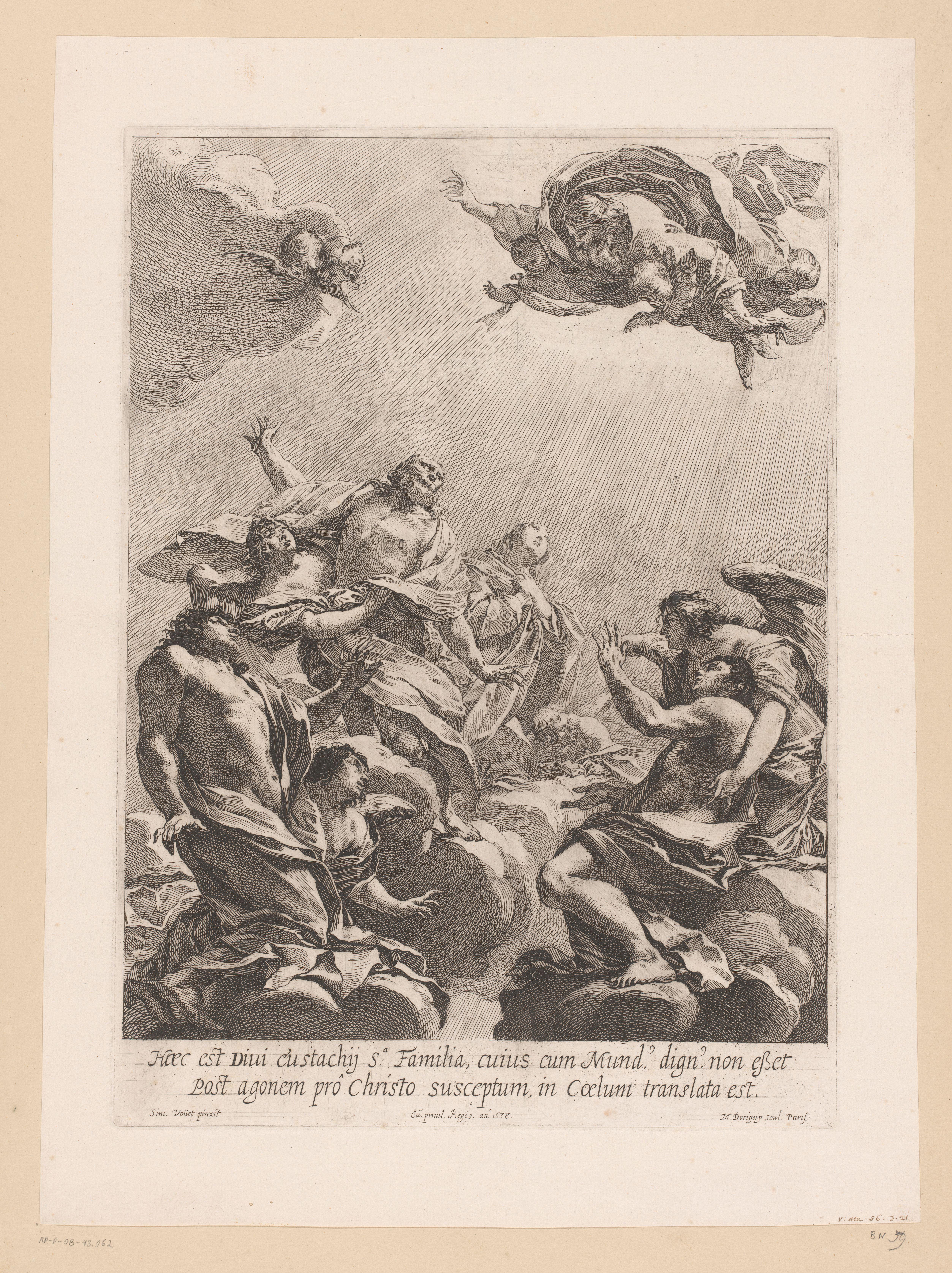 Familie van Eustachius van Rome