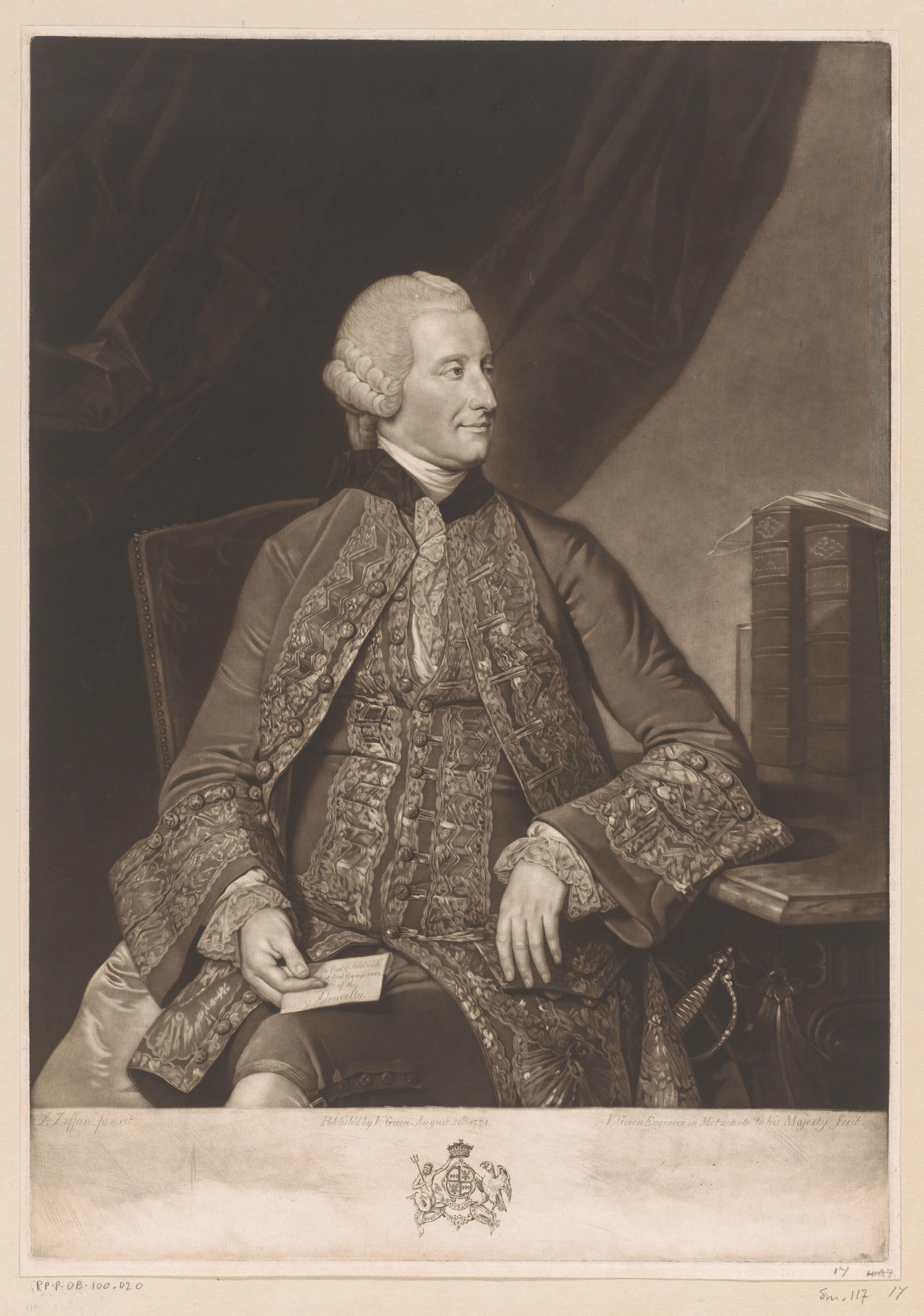 Portret van John Montagu