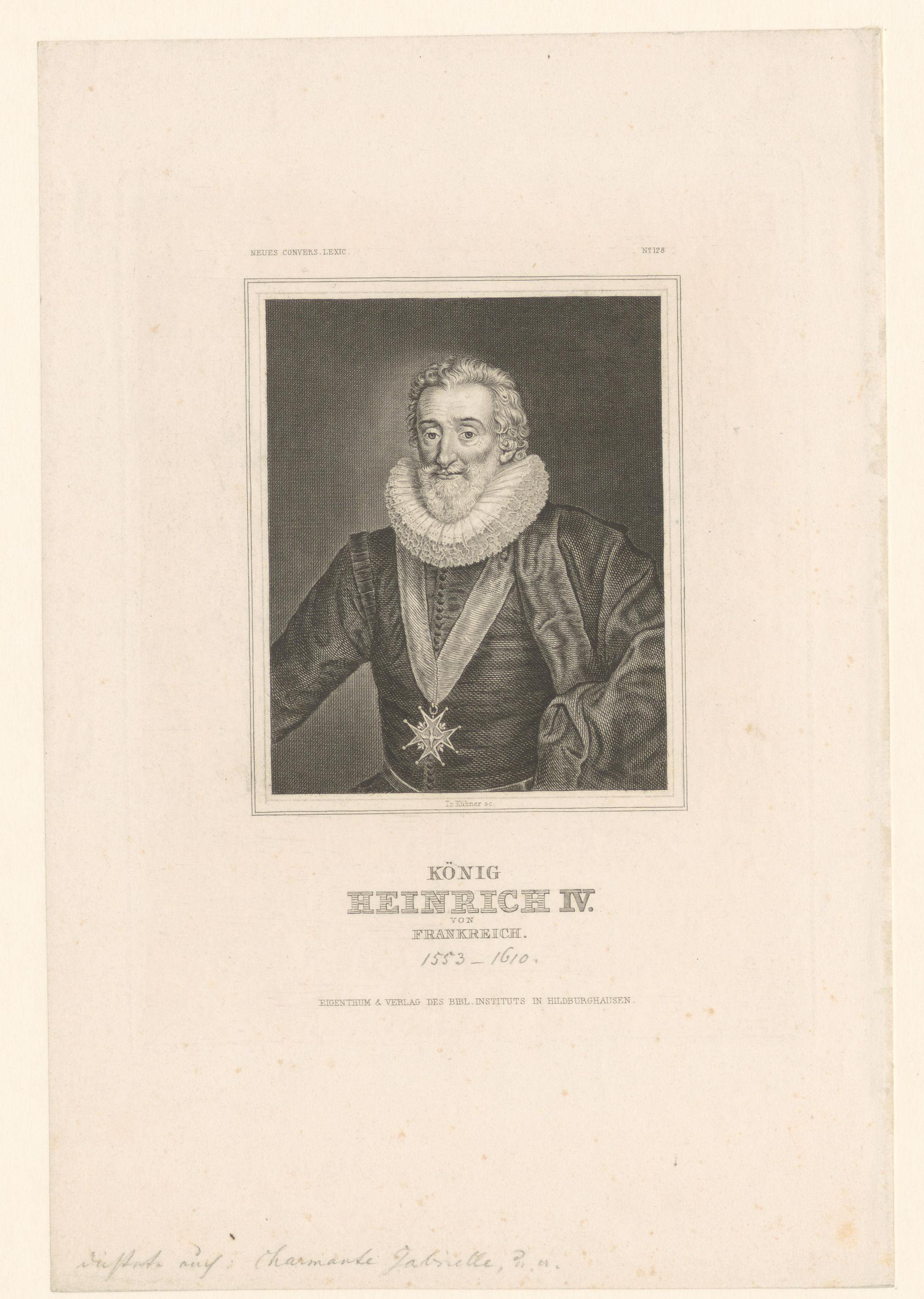 Portret van Hendrik IV, koning van Frankrijk