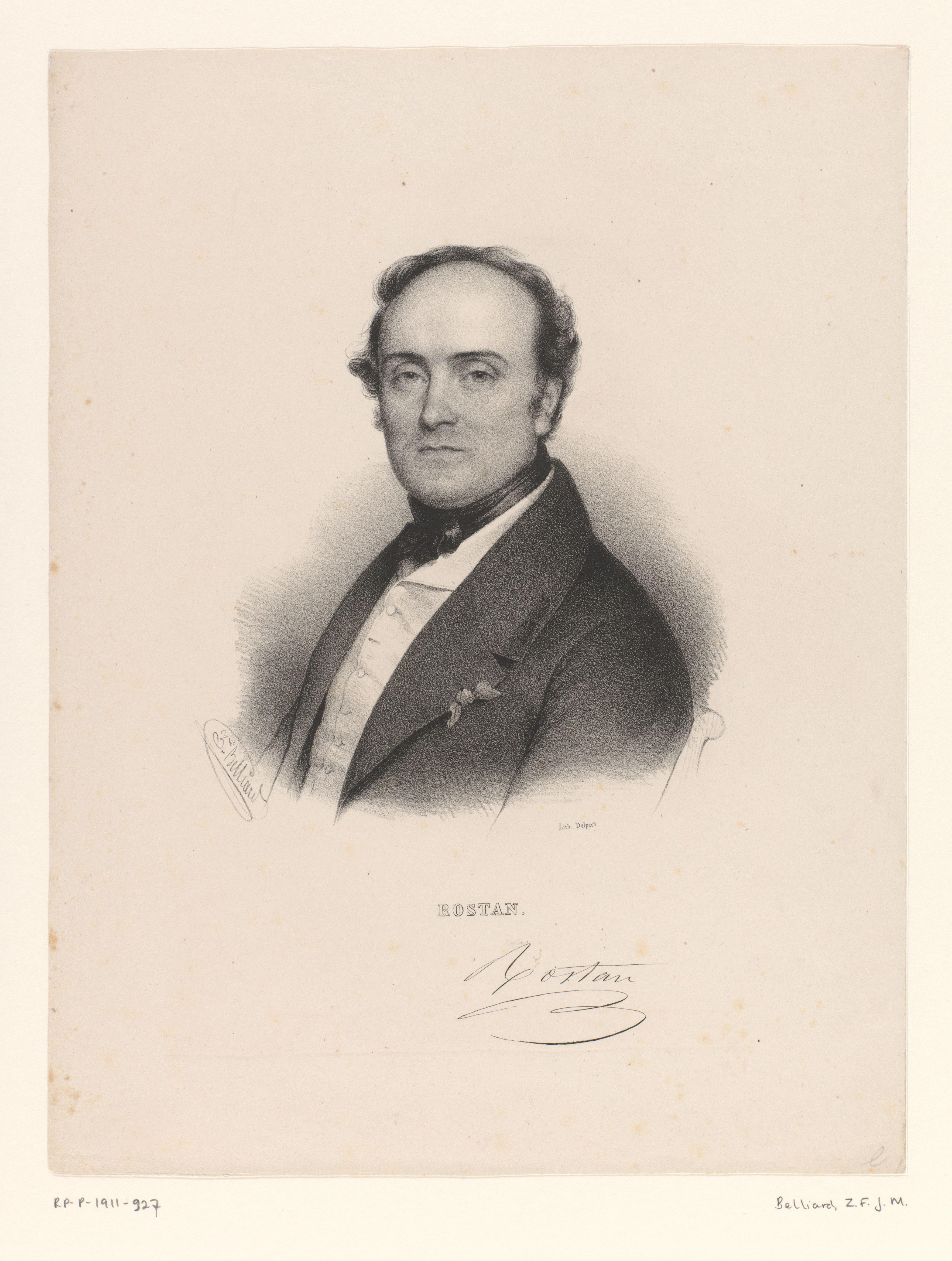 Portret van de patholoog Léon Rostan