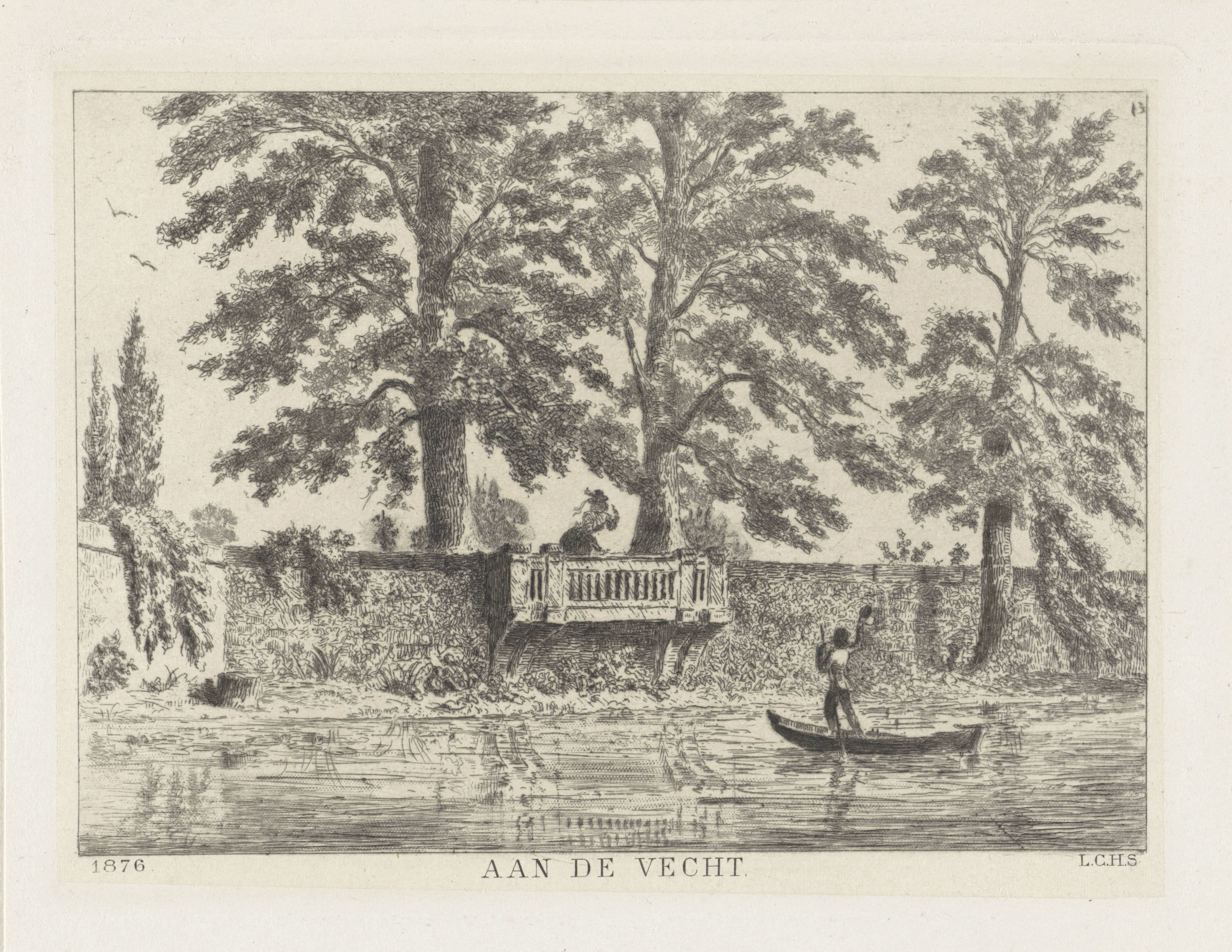 Gesprek over de tuinmuur