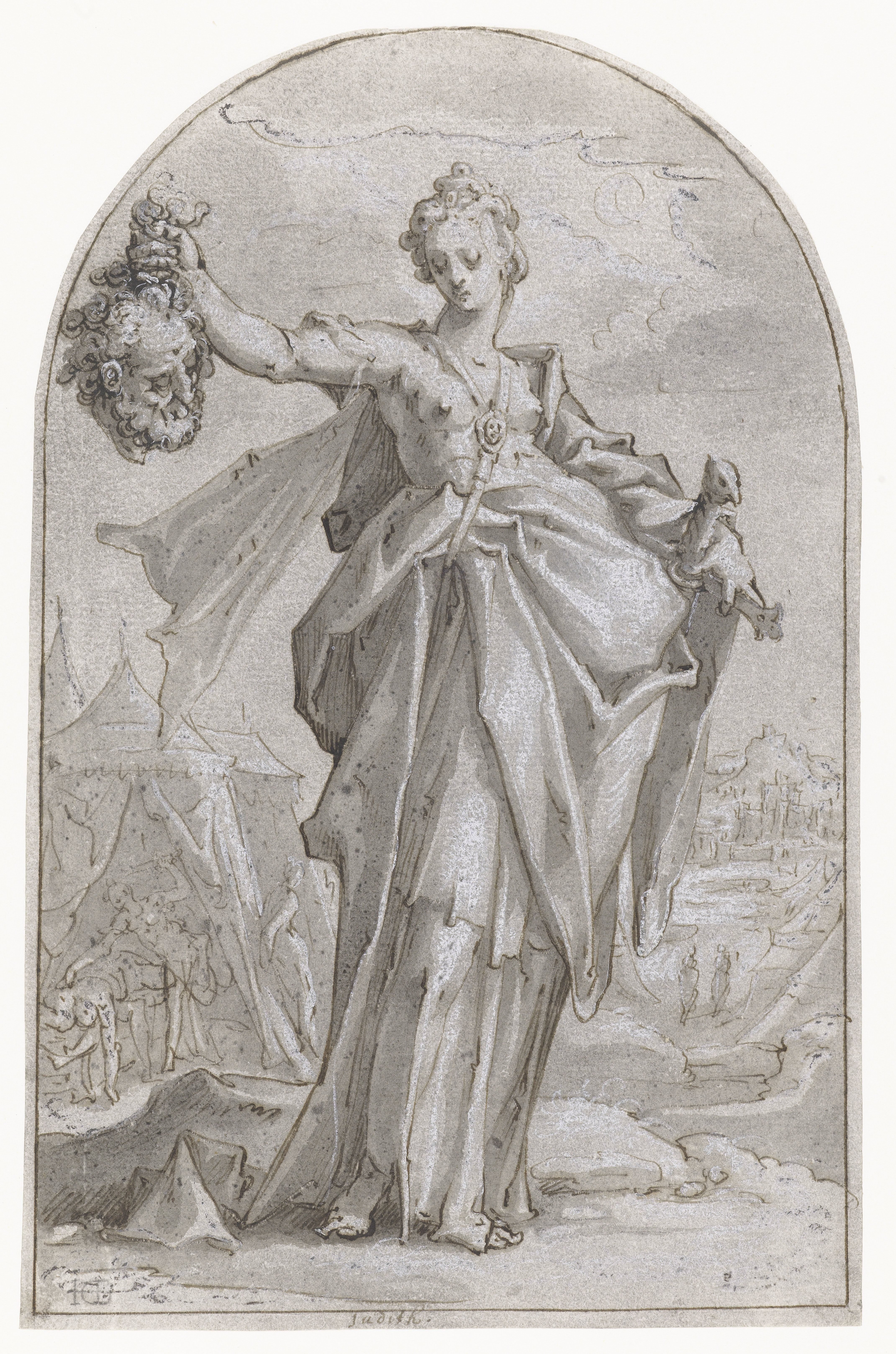 Judith met het hoofd van Holofernes