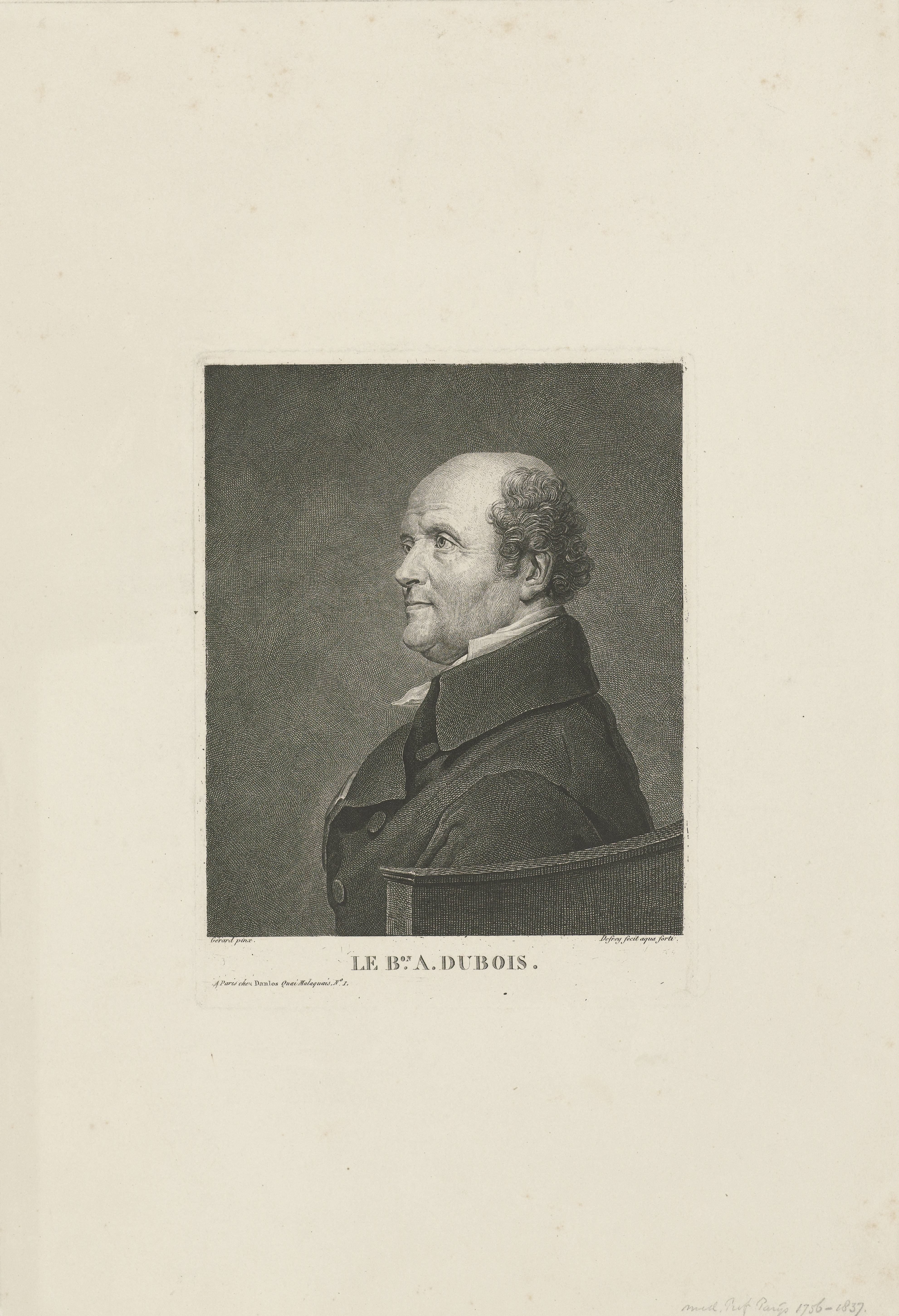Portret van Antoine Dubois
