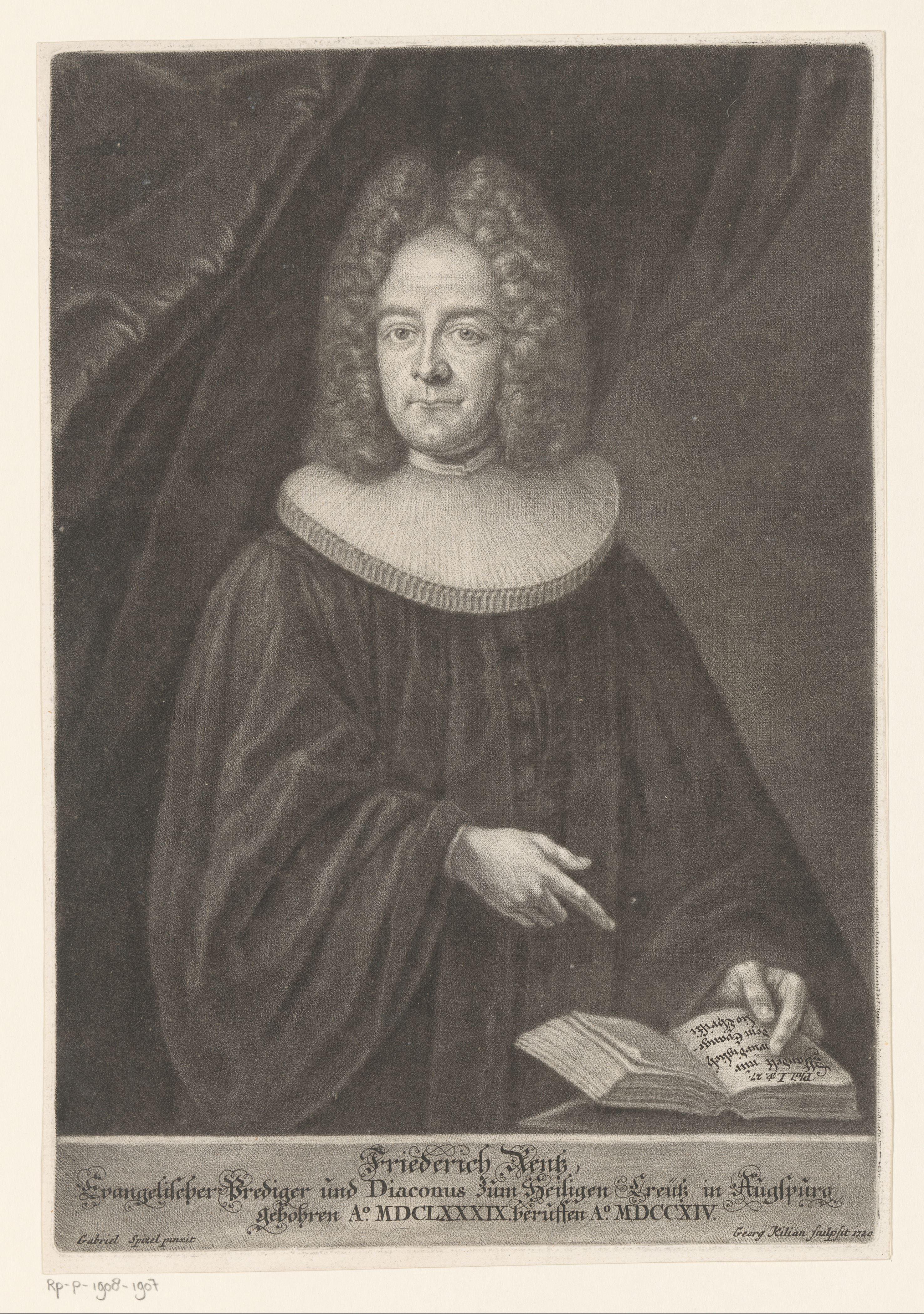 Portret van Friedrich Renz