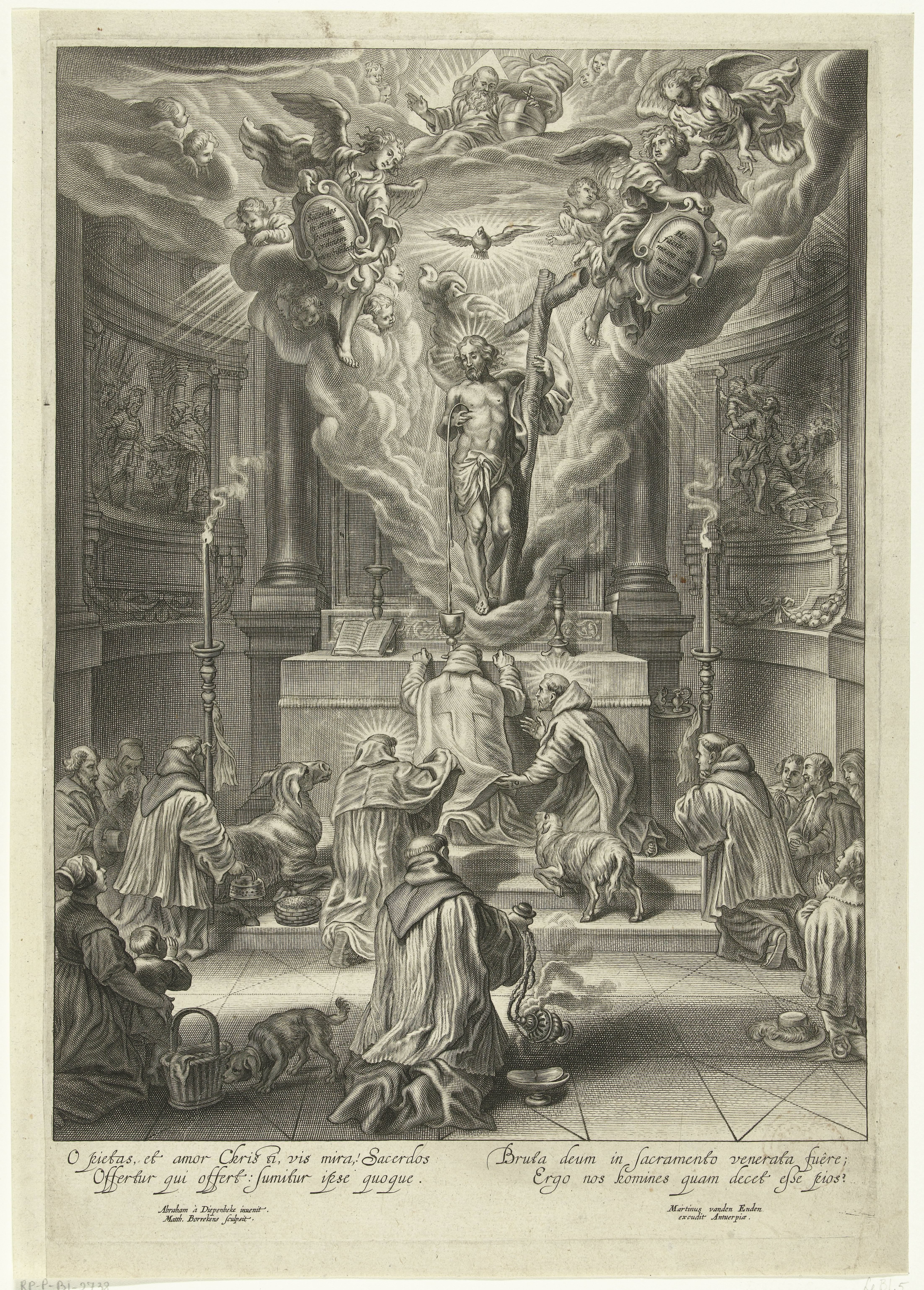Mis van de Heilige Gregorius met verschijning van Christus