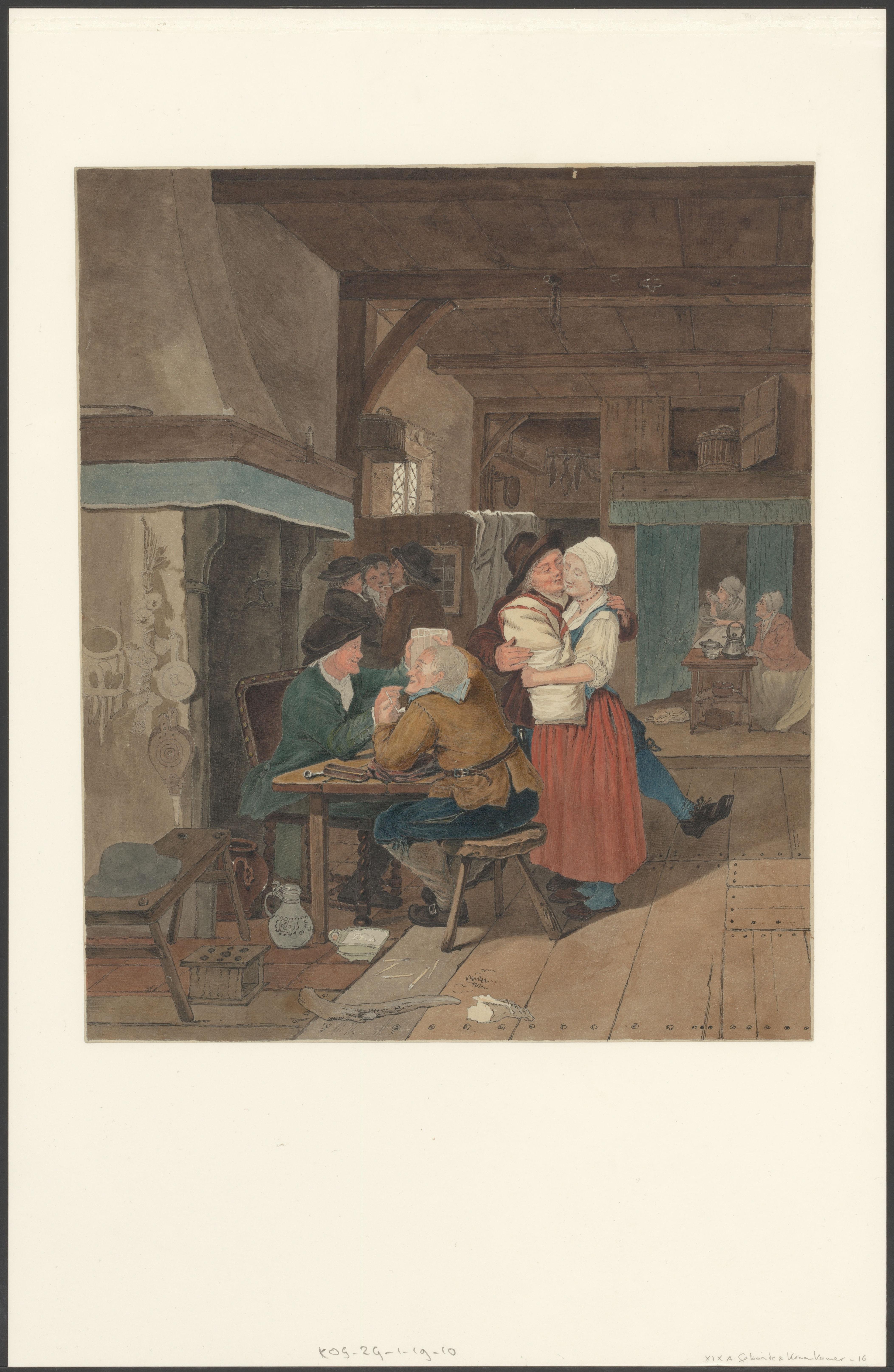 Kraamkamer in boerenwoning