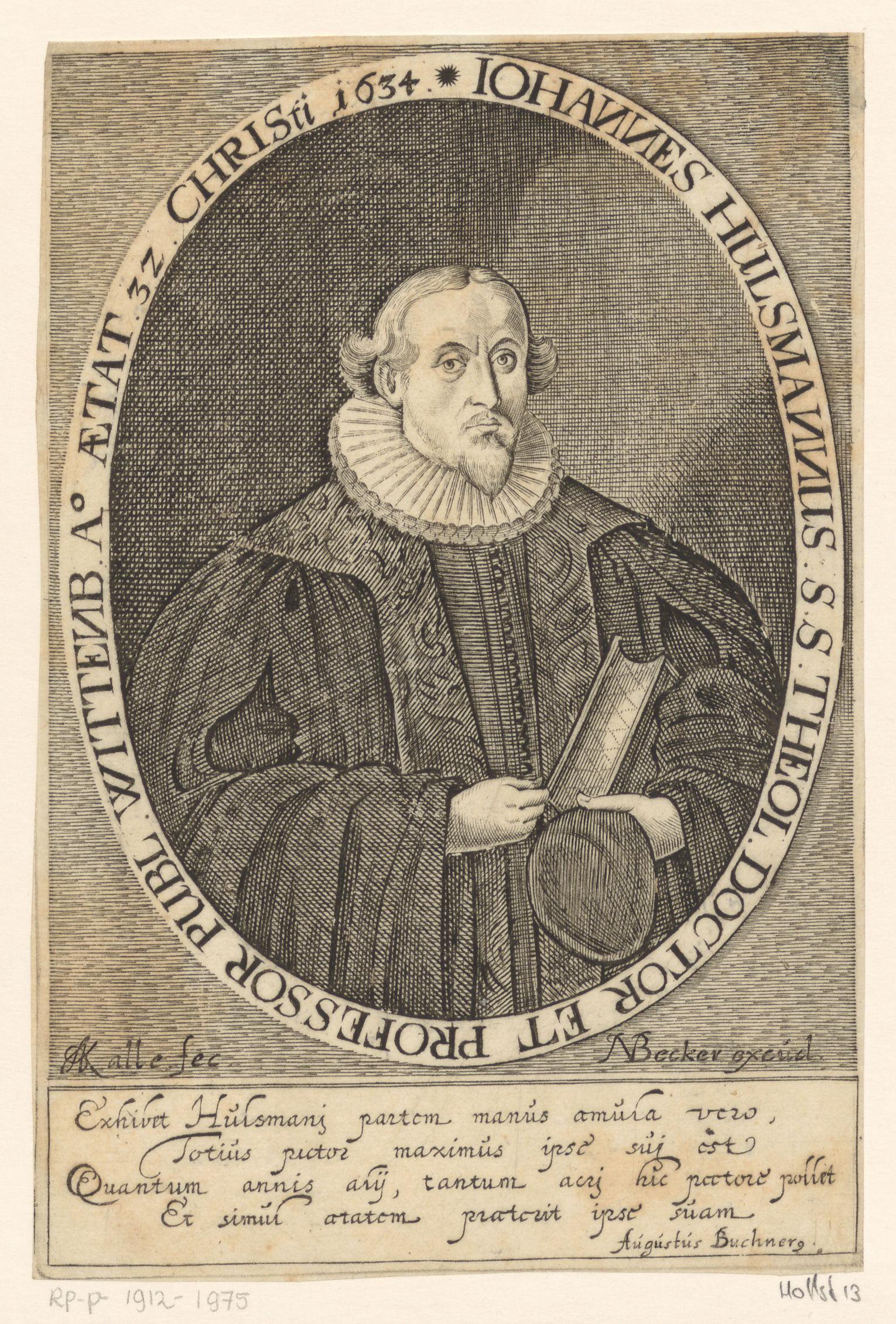 Portret van Johann Hülsemann