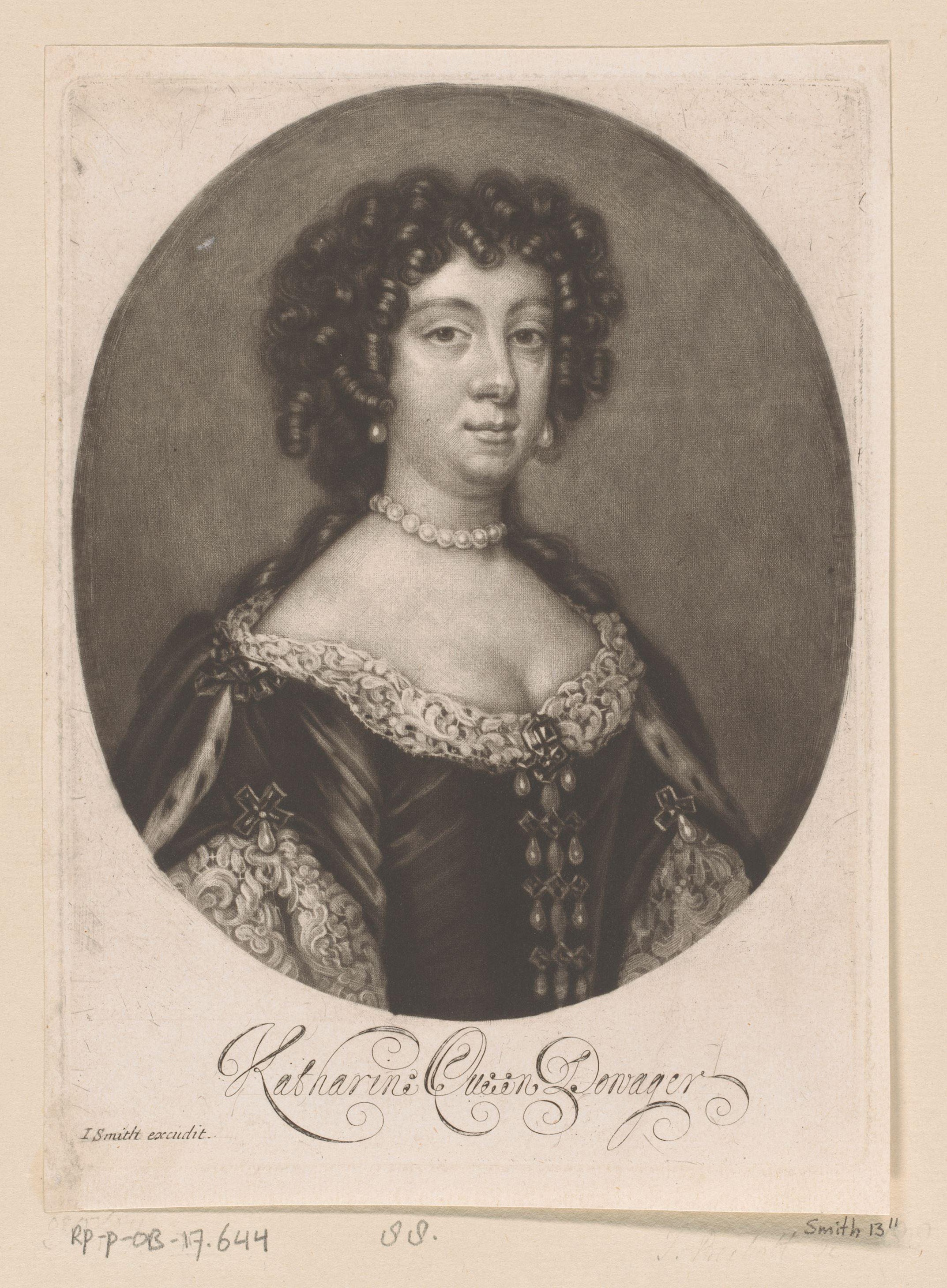 Portret van Catharina van Bragança