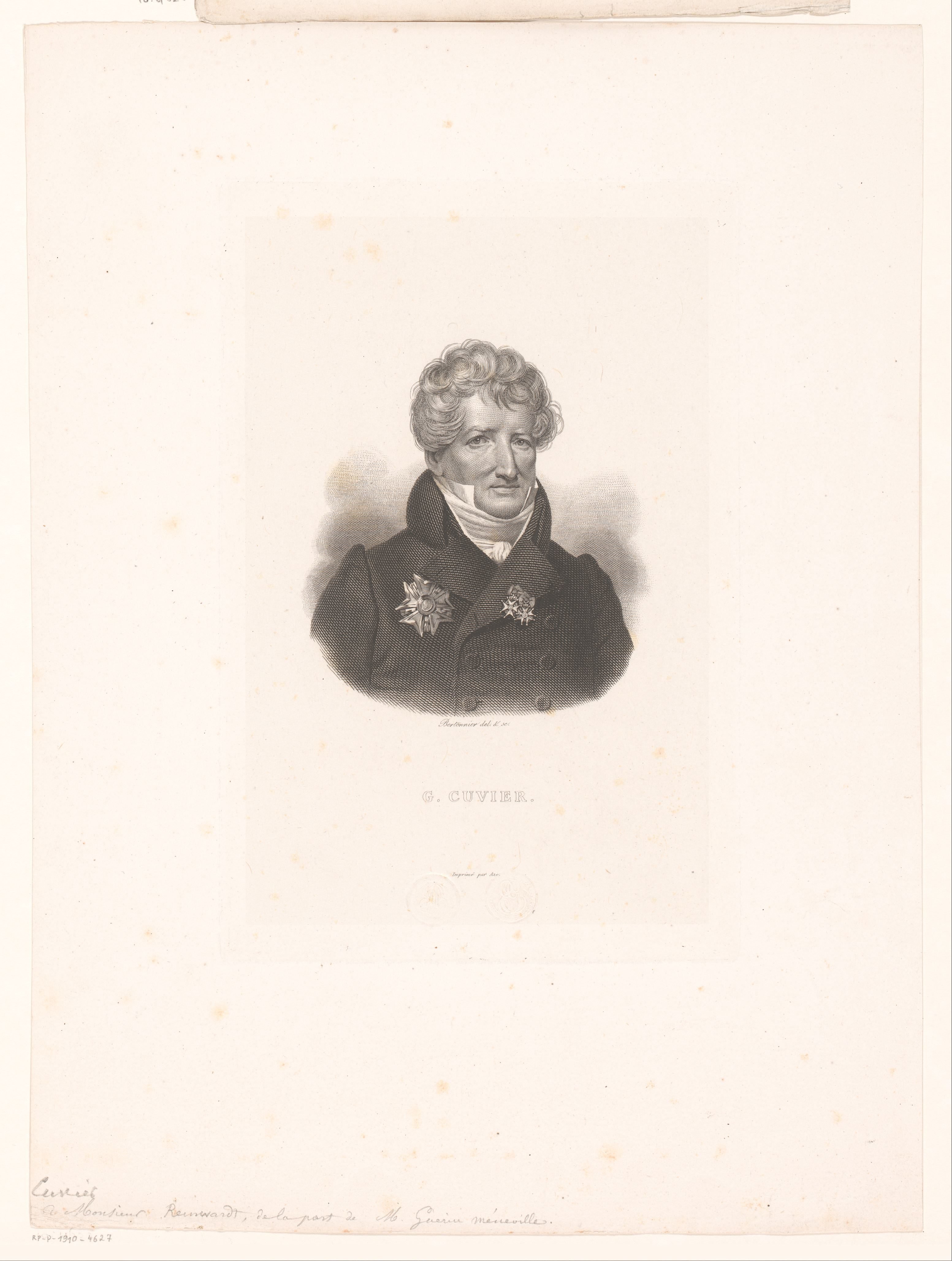 Portret van Georges Cuvier