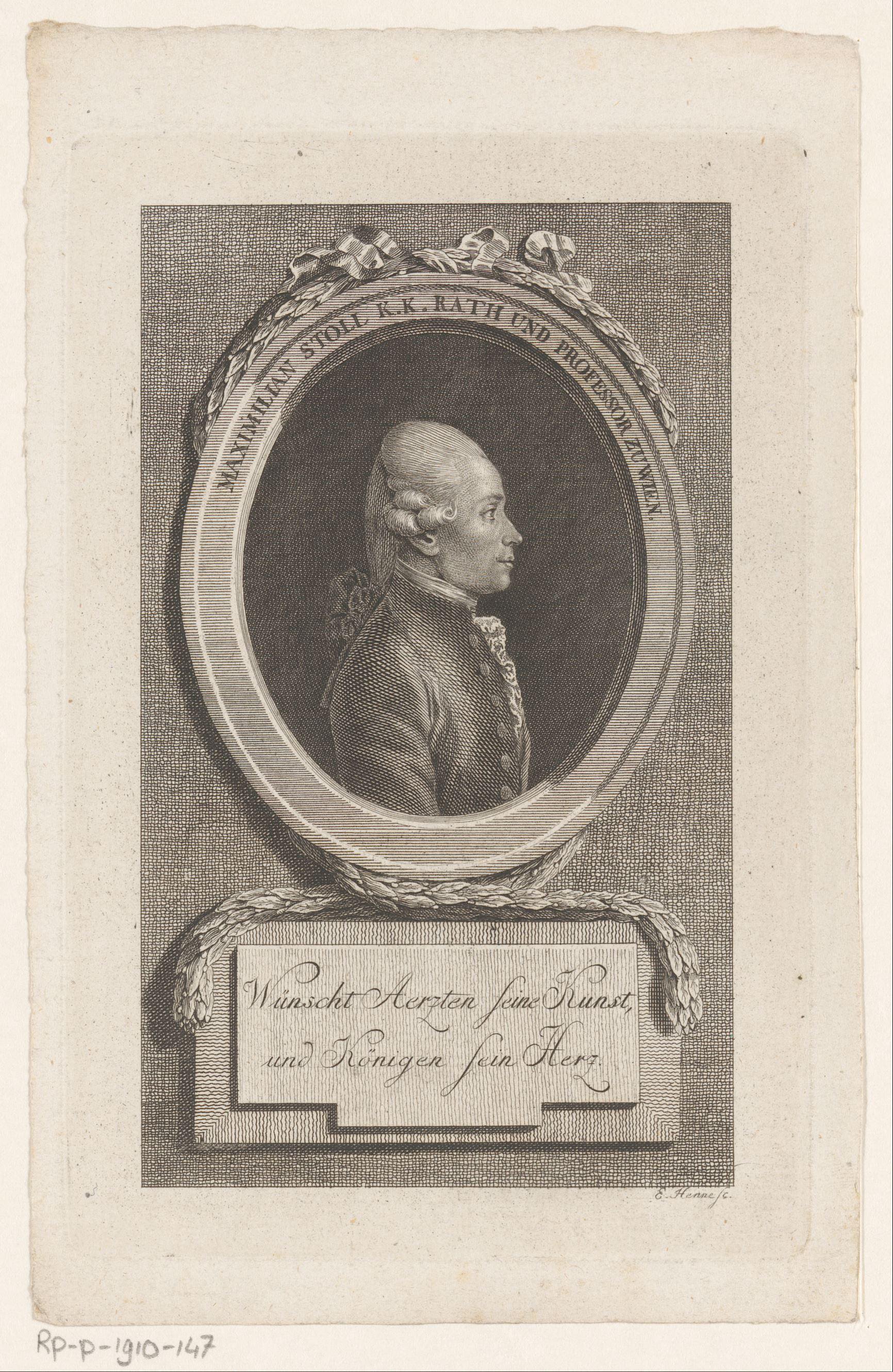 Portret van Maximilian Stoll