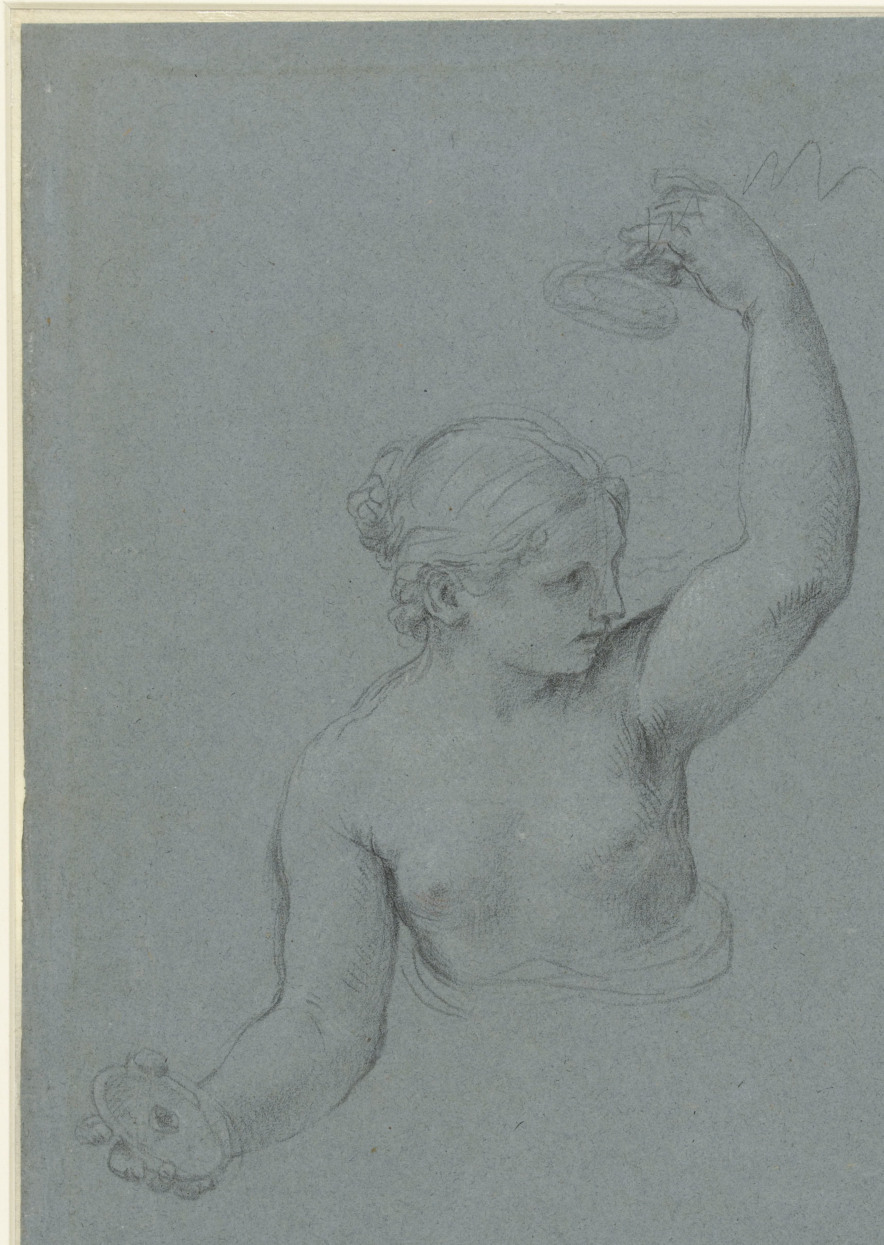 Bacchante met bekkens