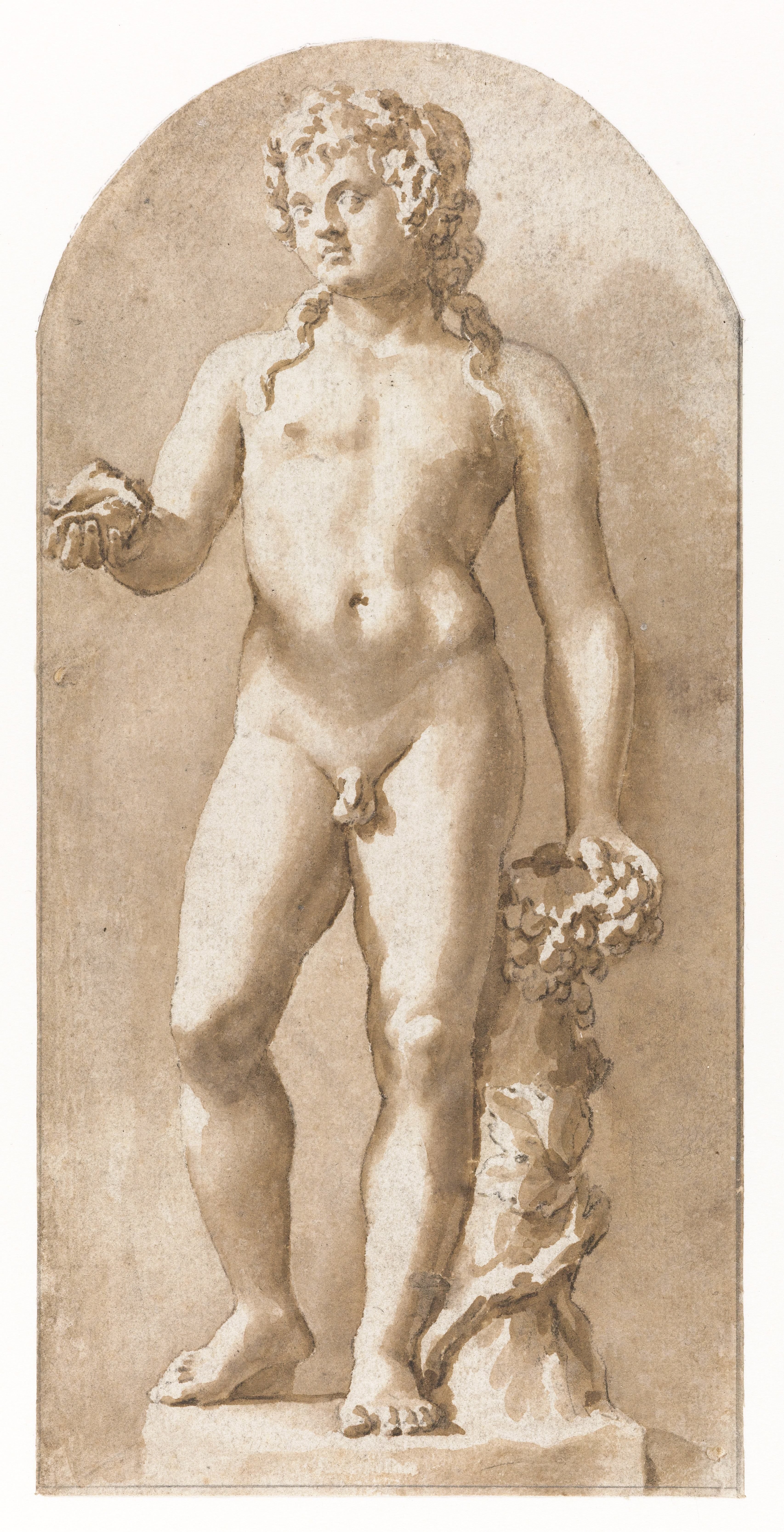 Jonge Bacchus staand