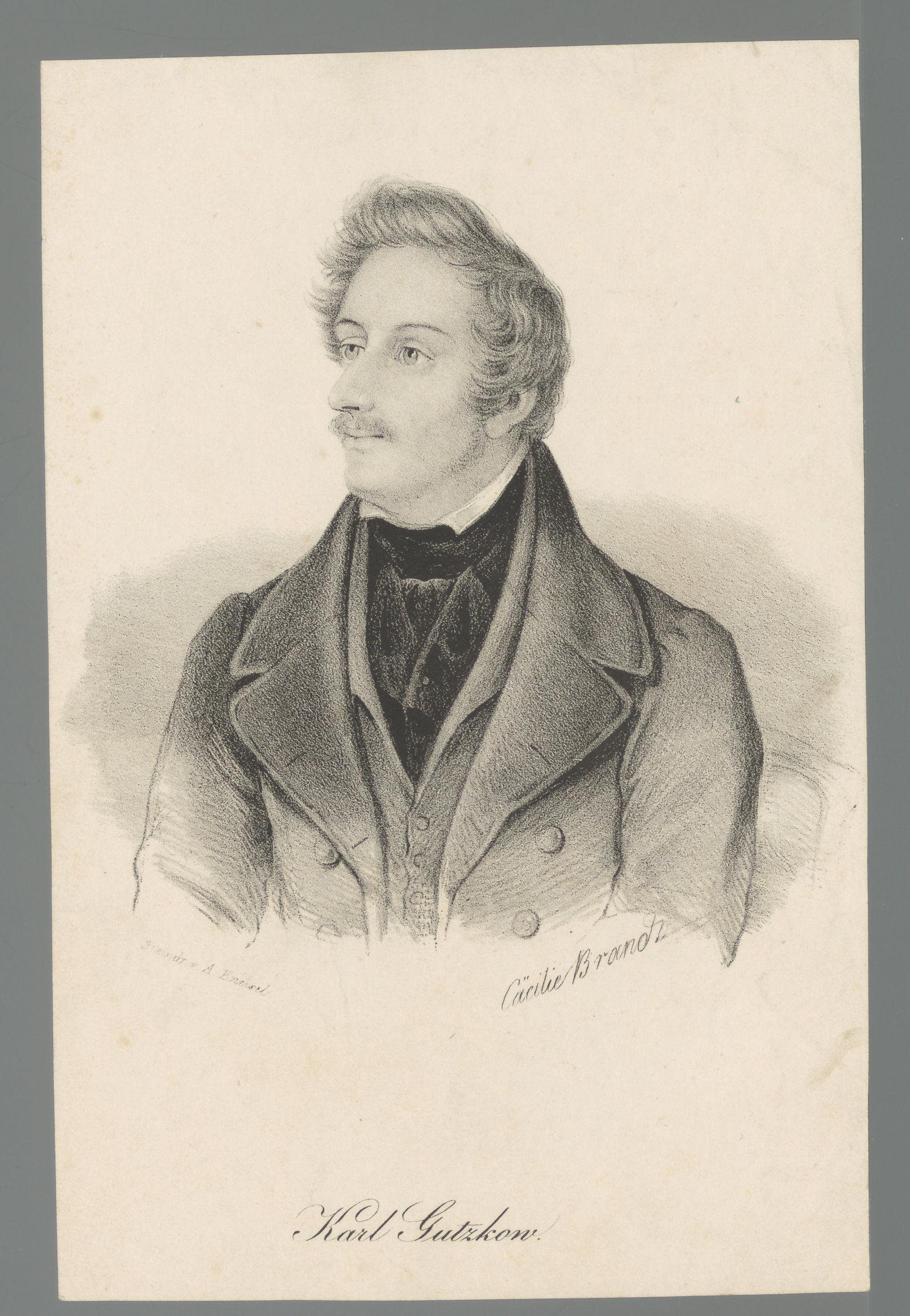 Portret van Karl Gutzkow