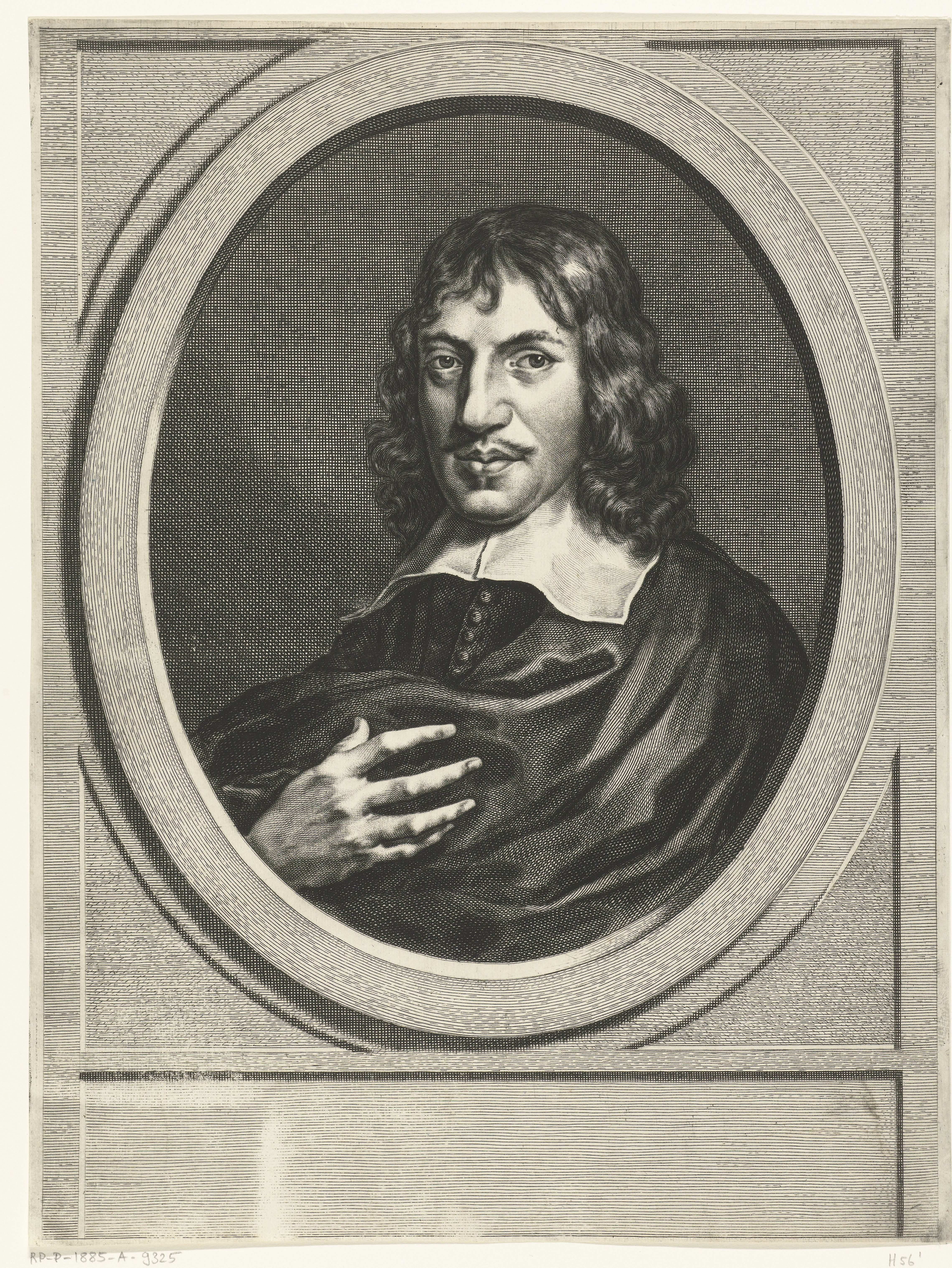 Portret van Thadaeus de Lantman