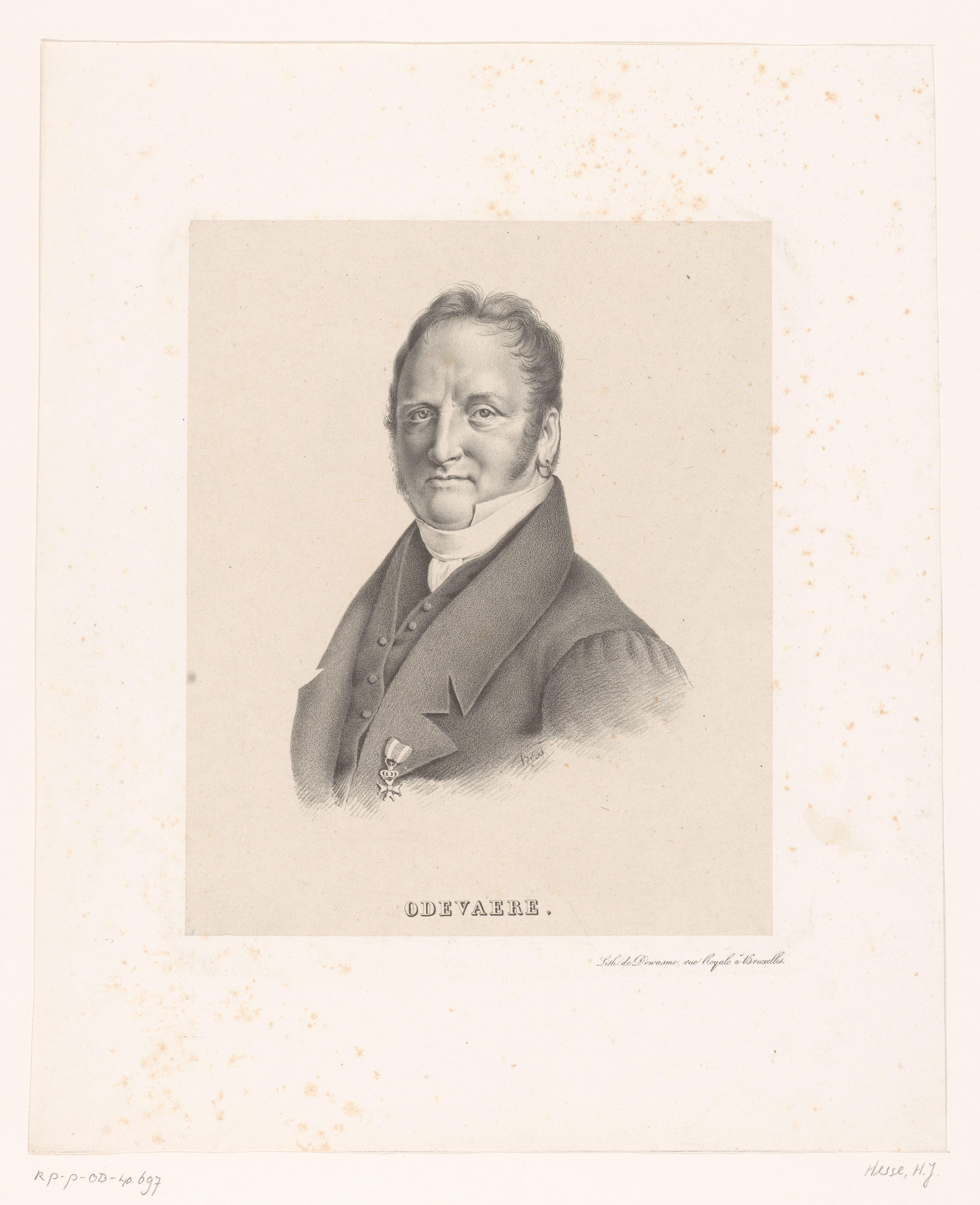 Portret van Joseph-Denis Odevaere