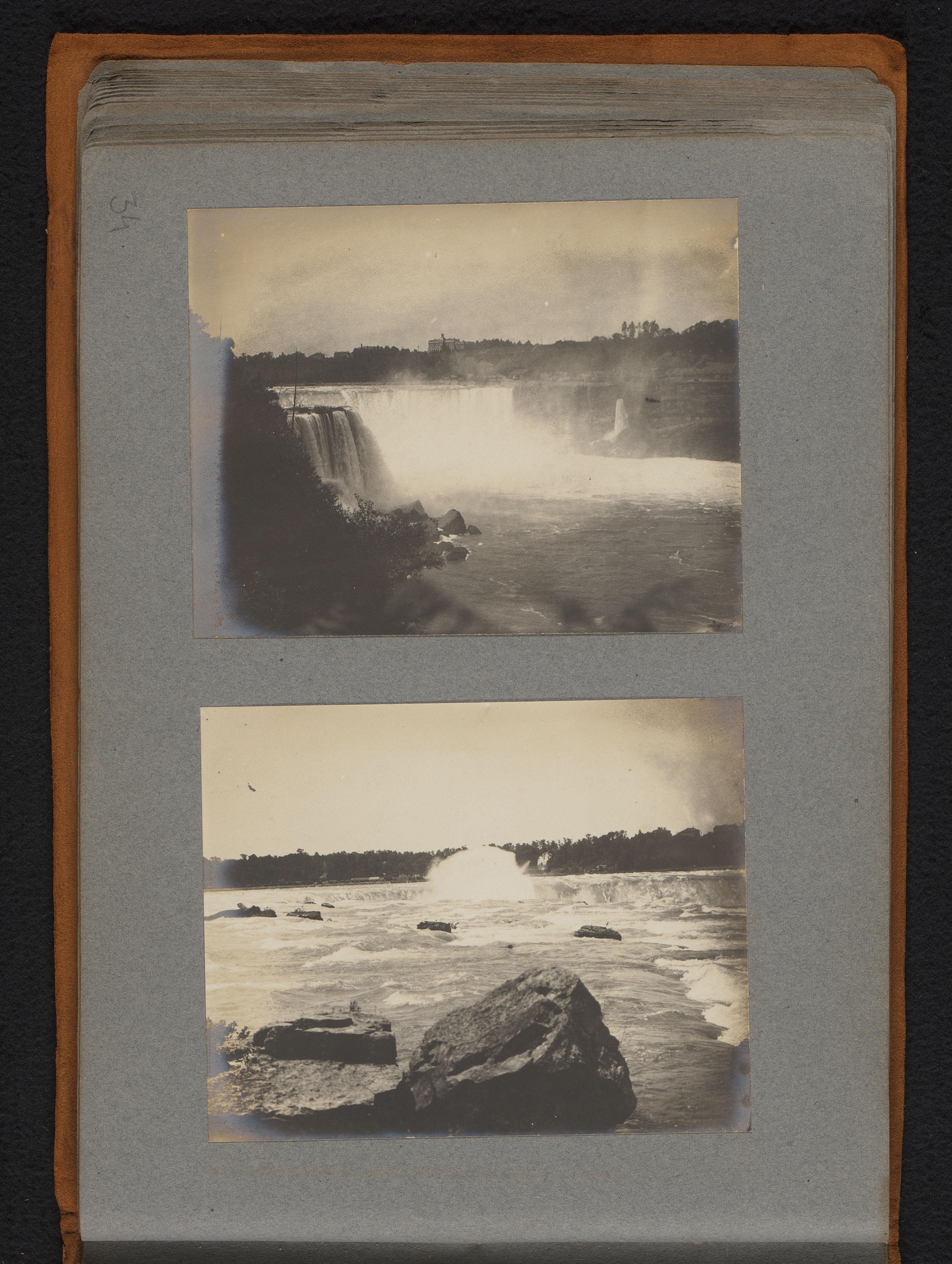 Gezicht op de Niagarawatervallen