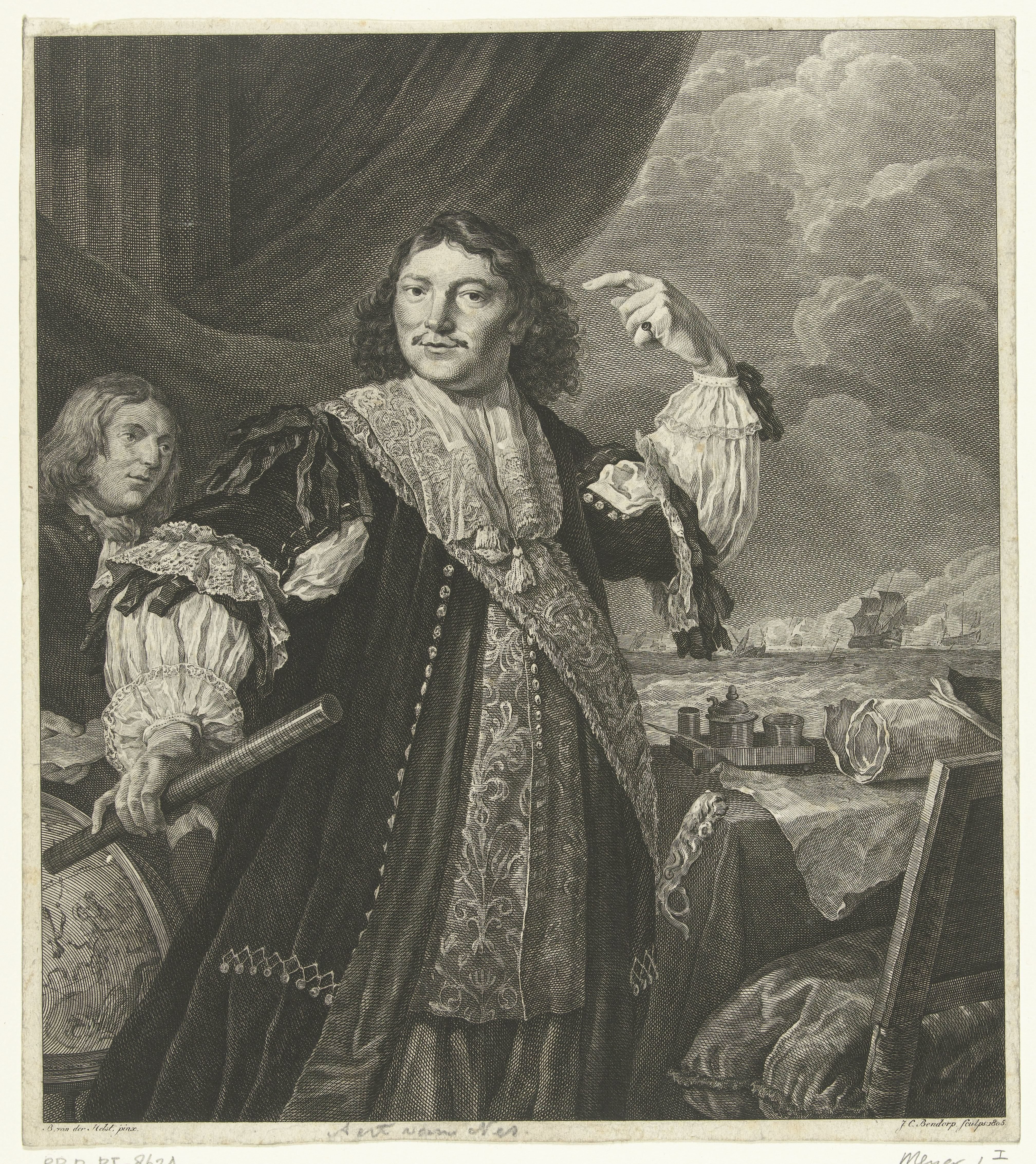 Portret van marineofficier Aert Jansz. van Nes