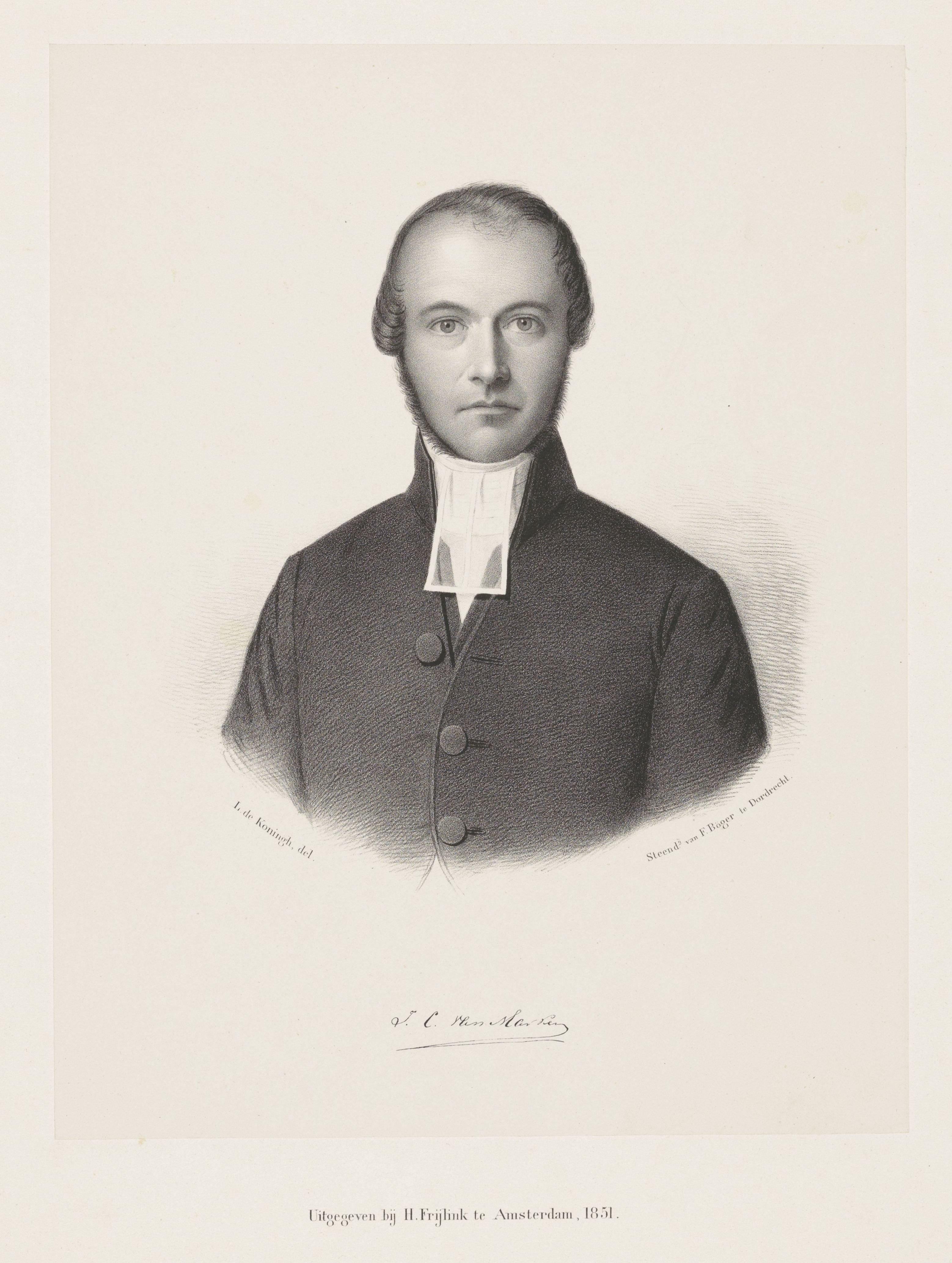 Portret van Jacob Cornelis van Marken