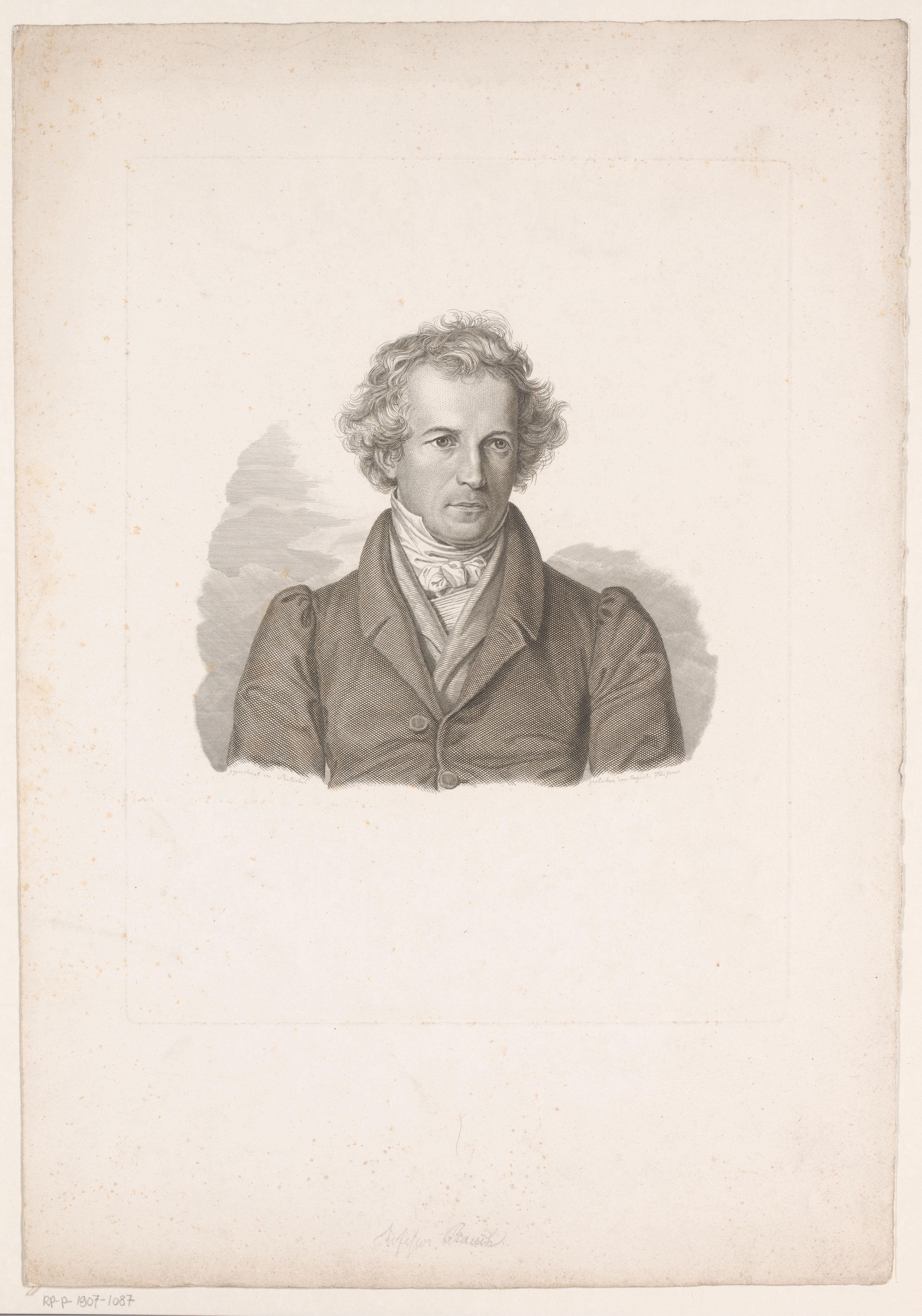 Portret van Christian Daniel Rauch