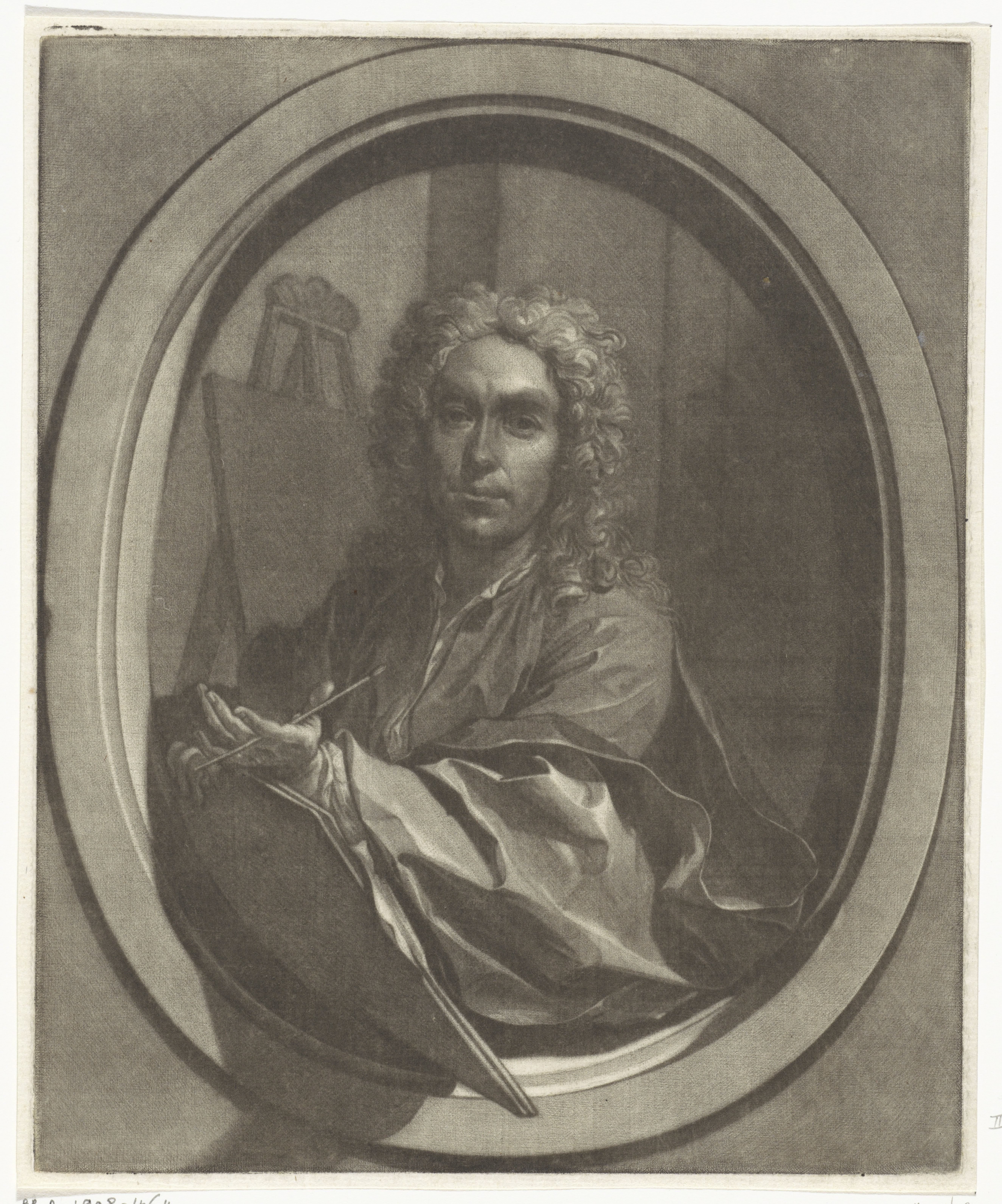 Portret van Nicolaas Verkolje