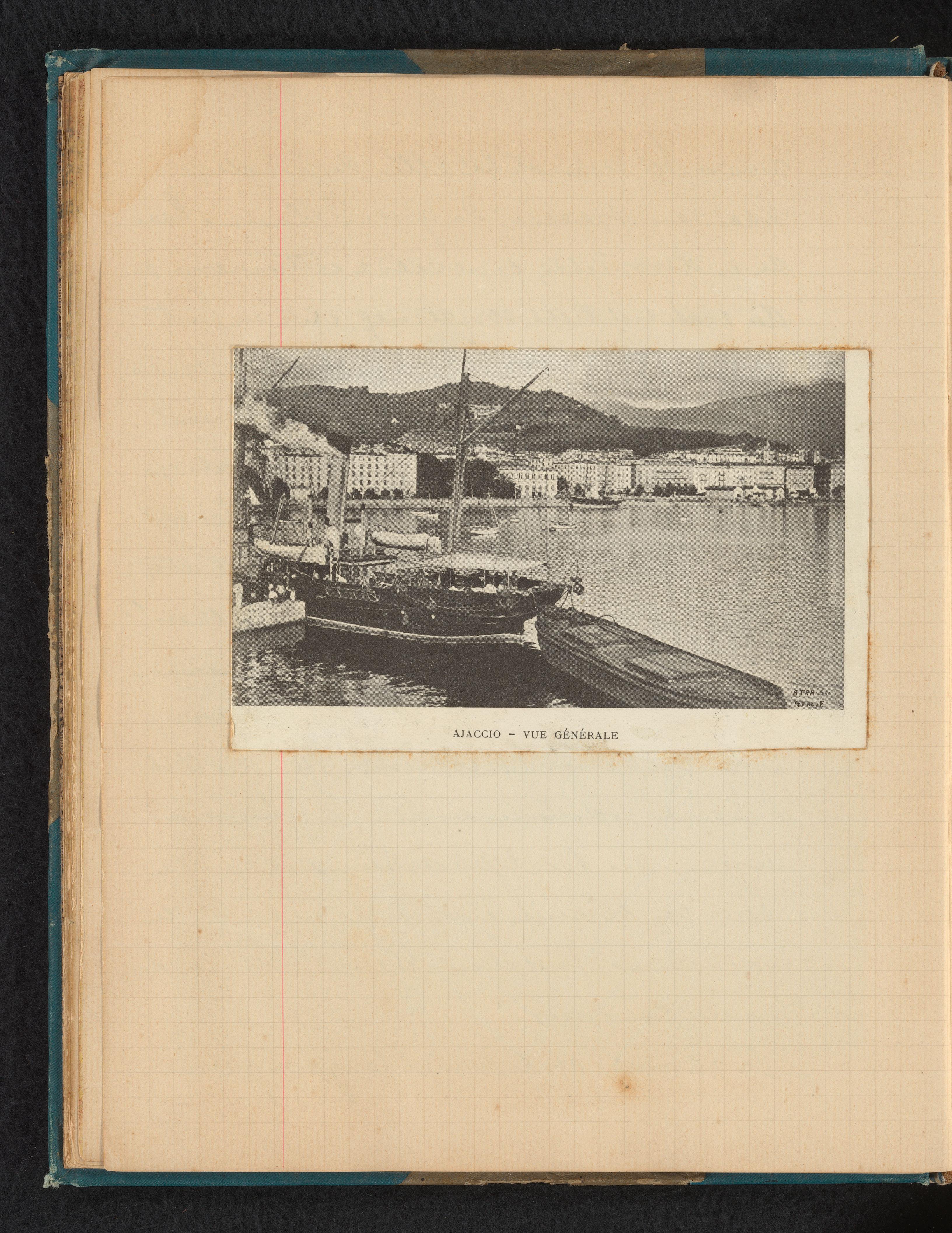 Gezicht op de baai van Ajaccio, Corsica