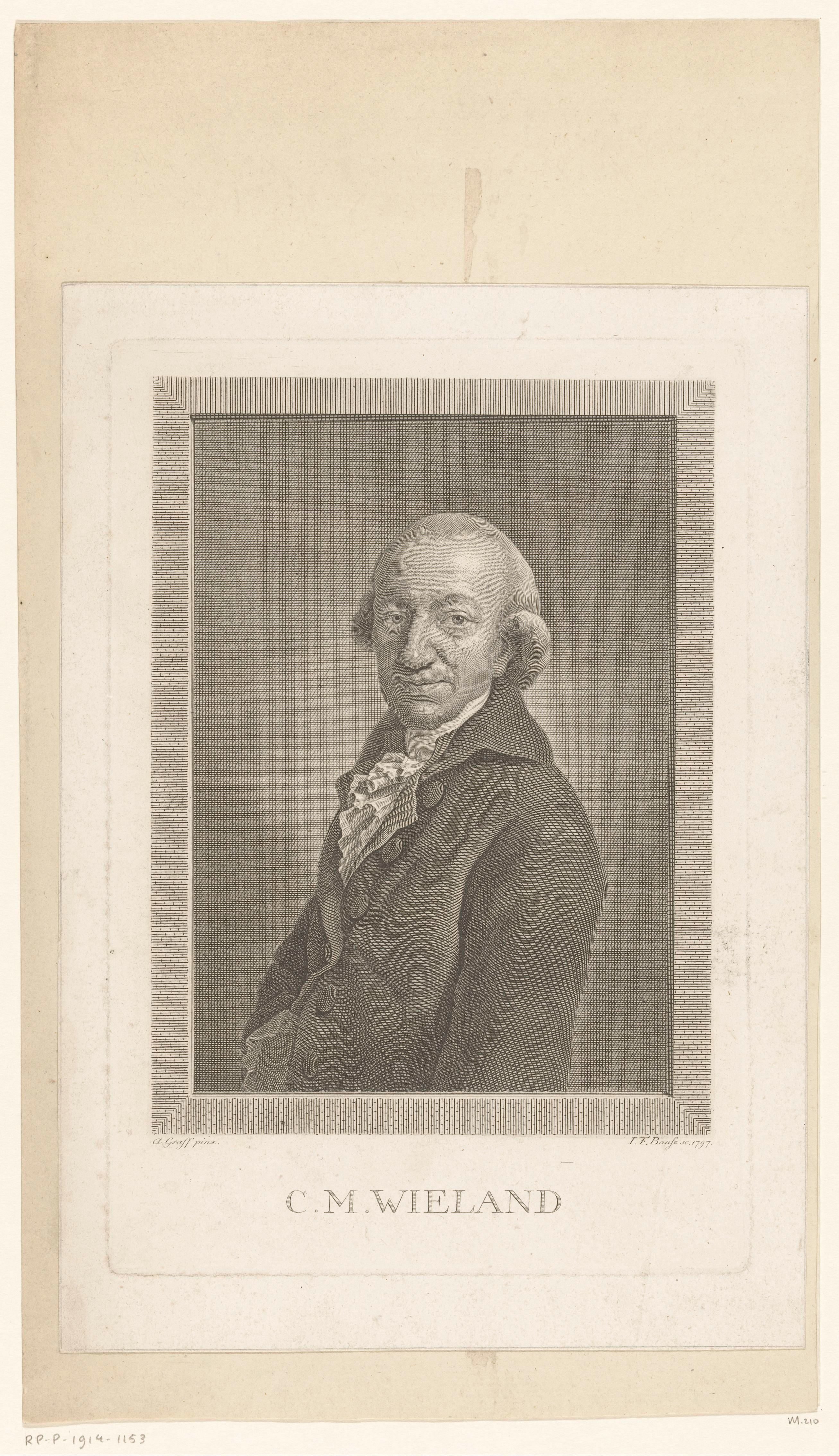 Portret van Christoph Martin Wieland