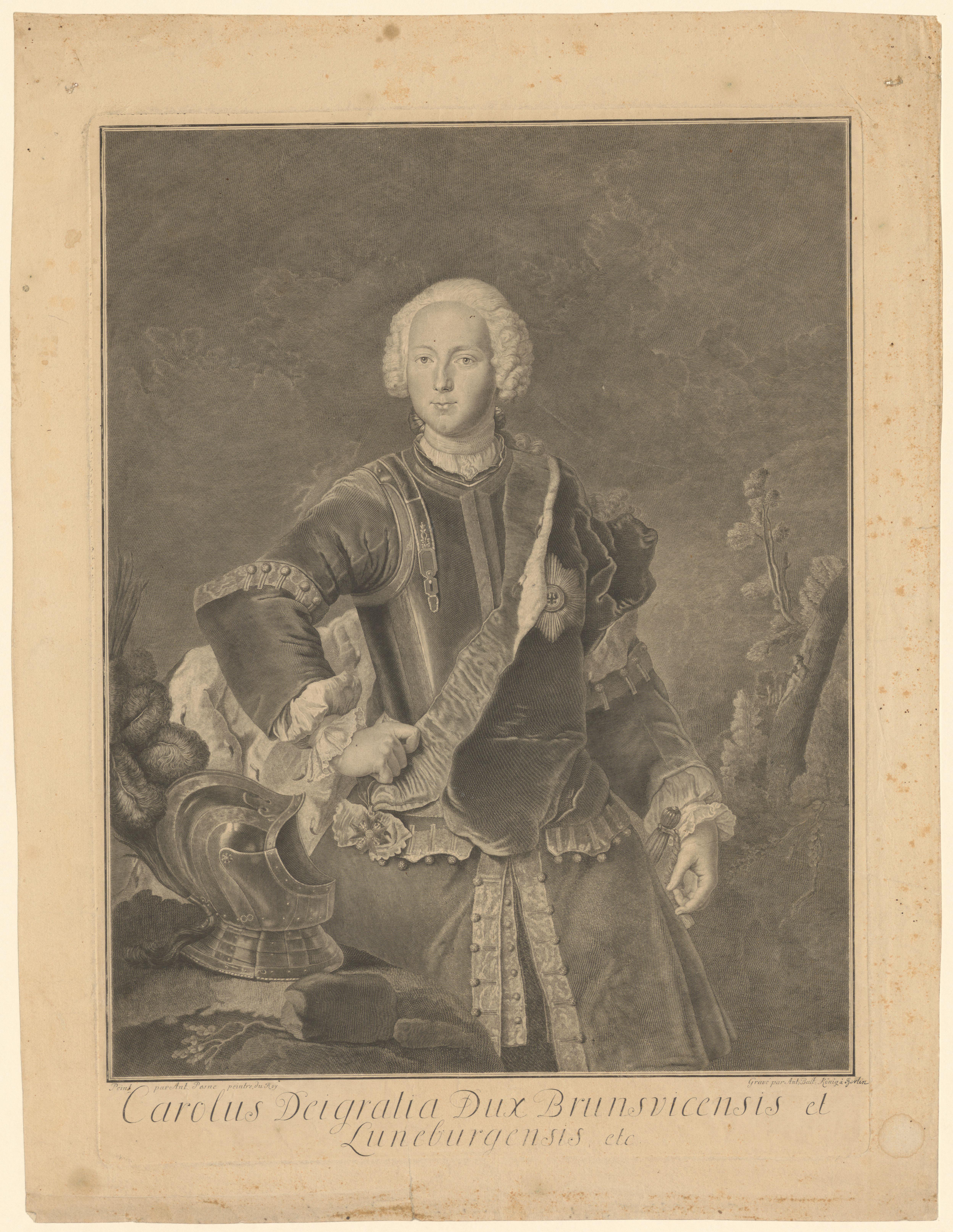 Portret van Carl van Braunschweig-Lüneburg