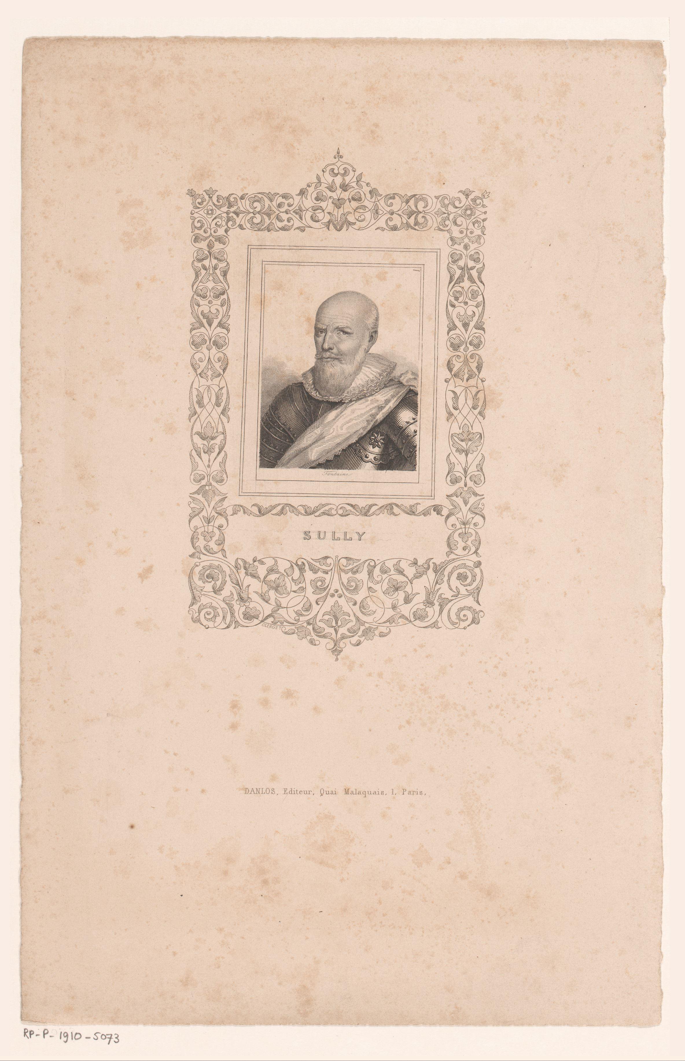 Portret van Maximilien de Bethune, baron van Rosny en hertog van Sully