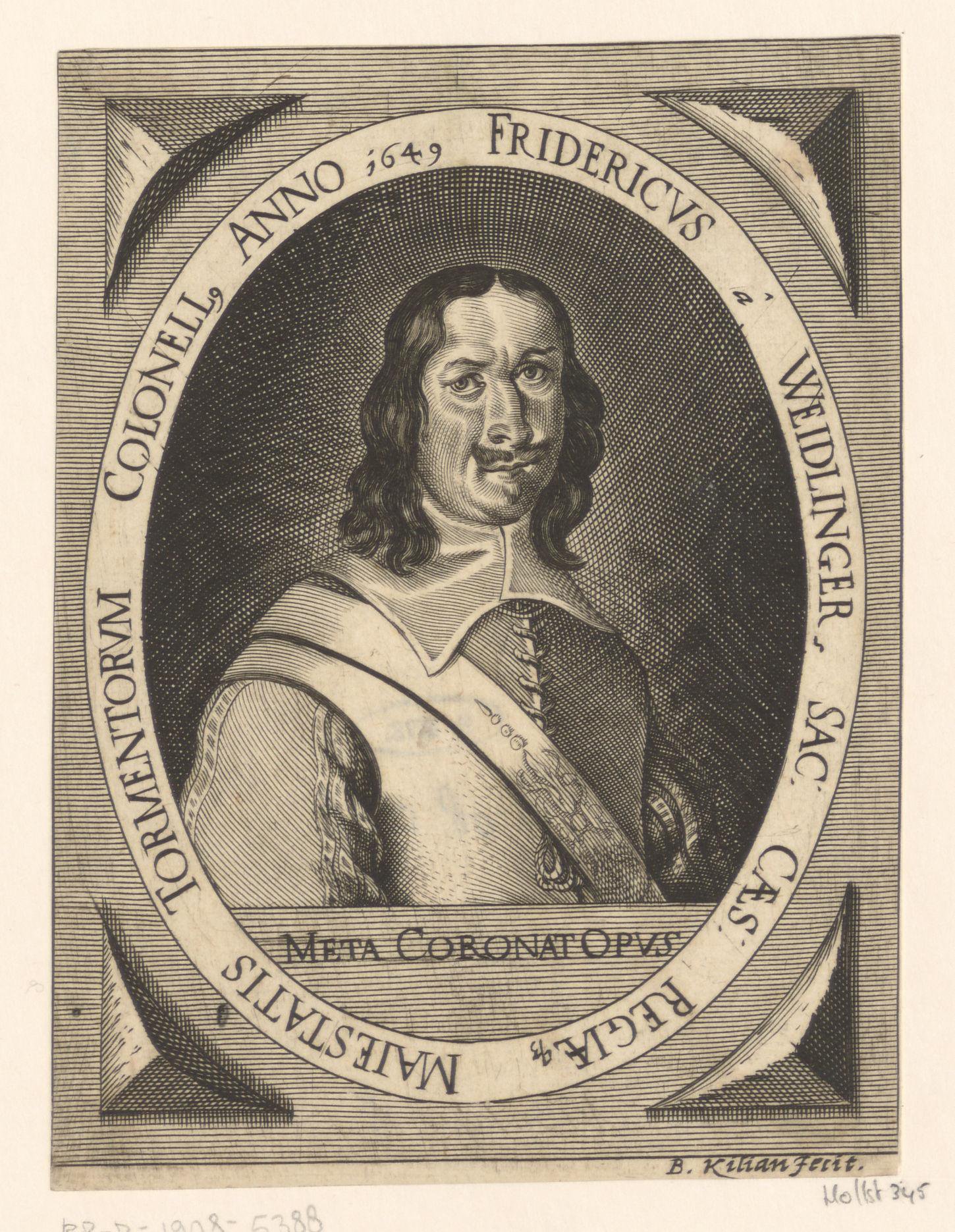 Portret van Friedrich Weidlinger