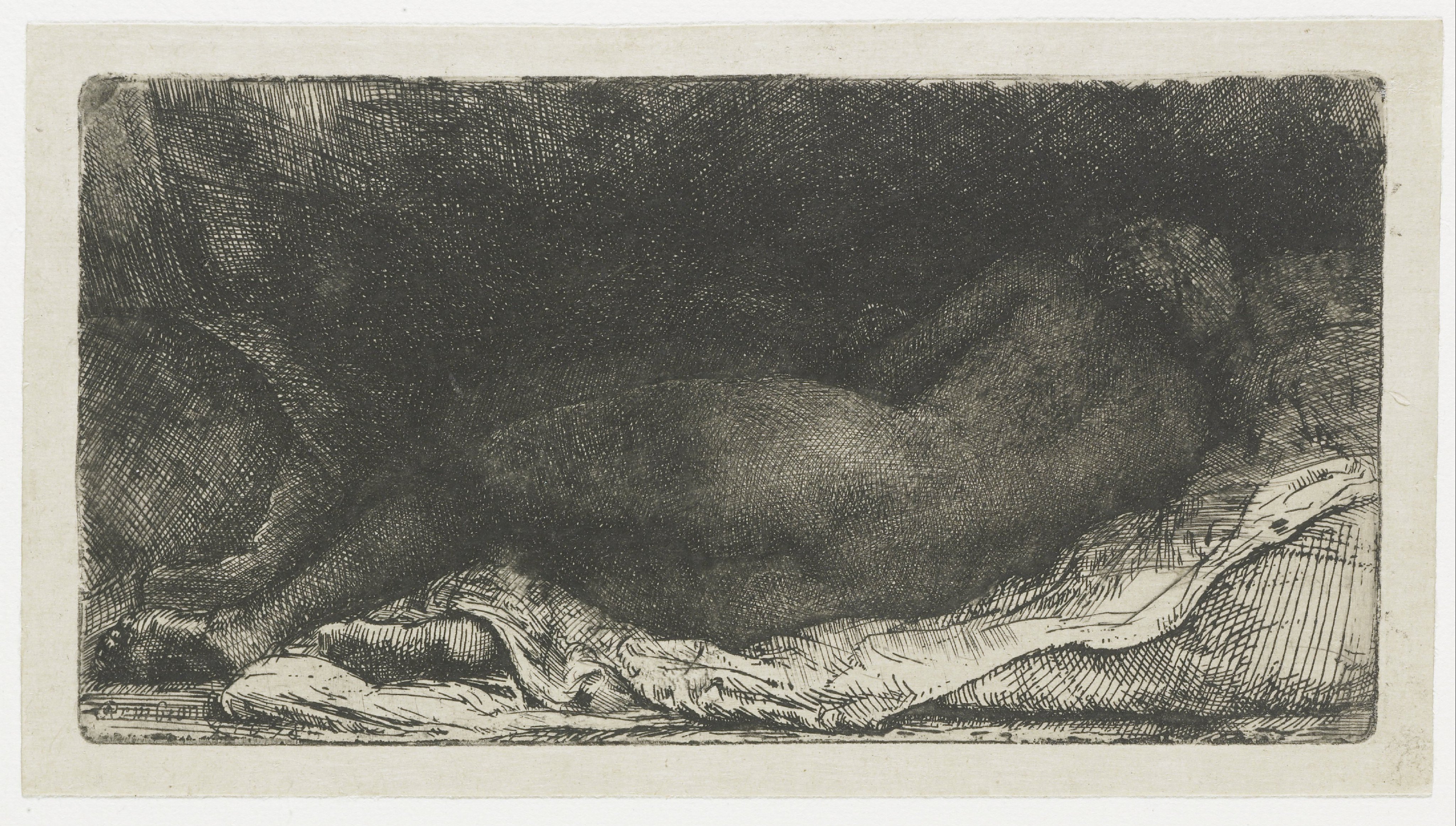 Reclining female nude
