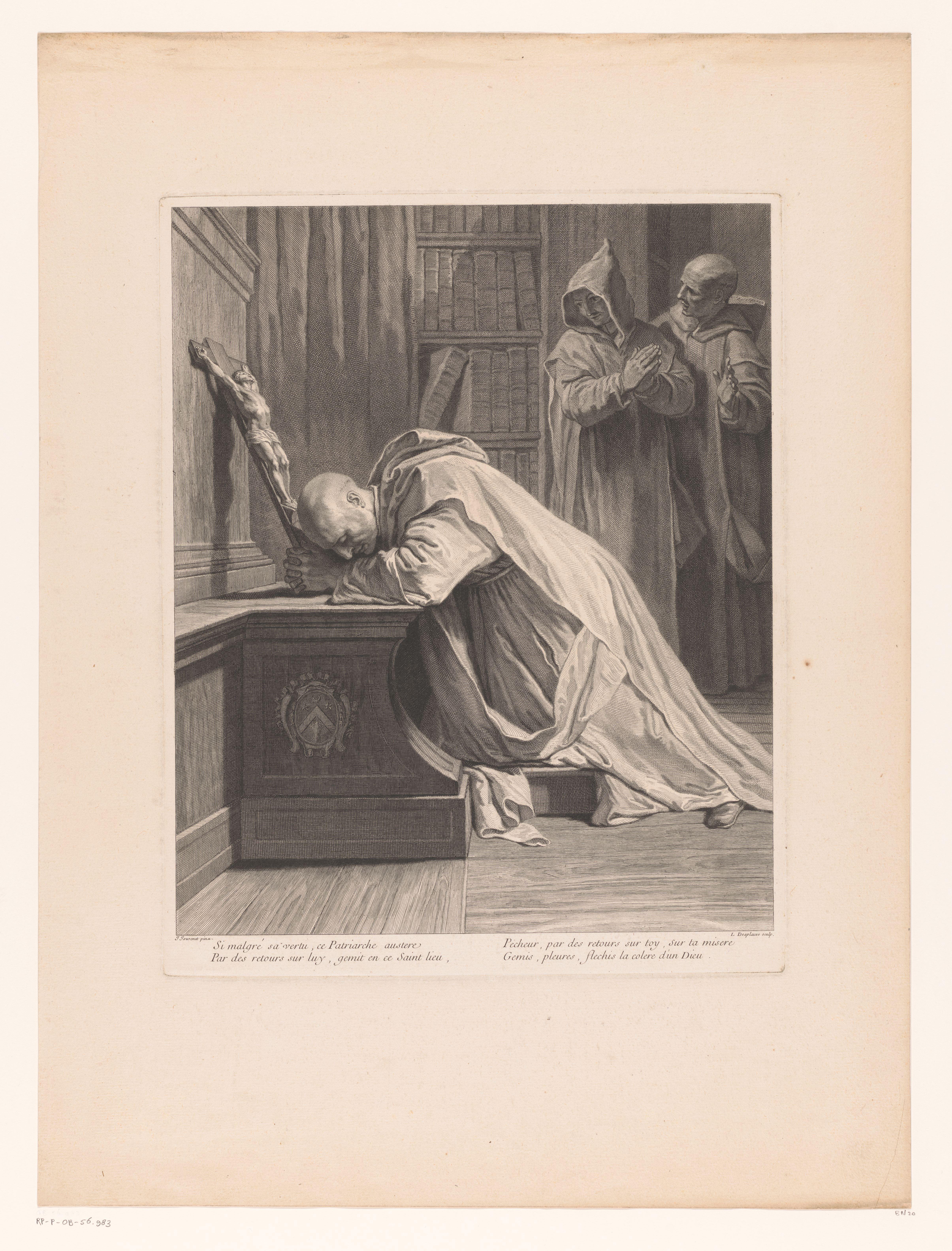 H. Bruno in gebed