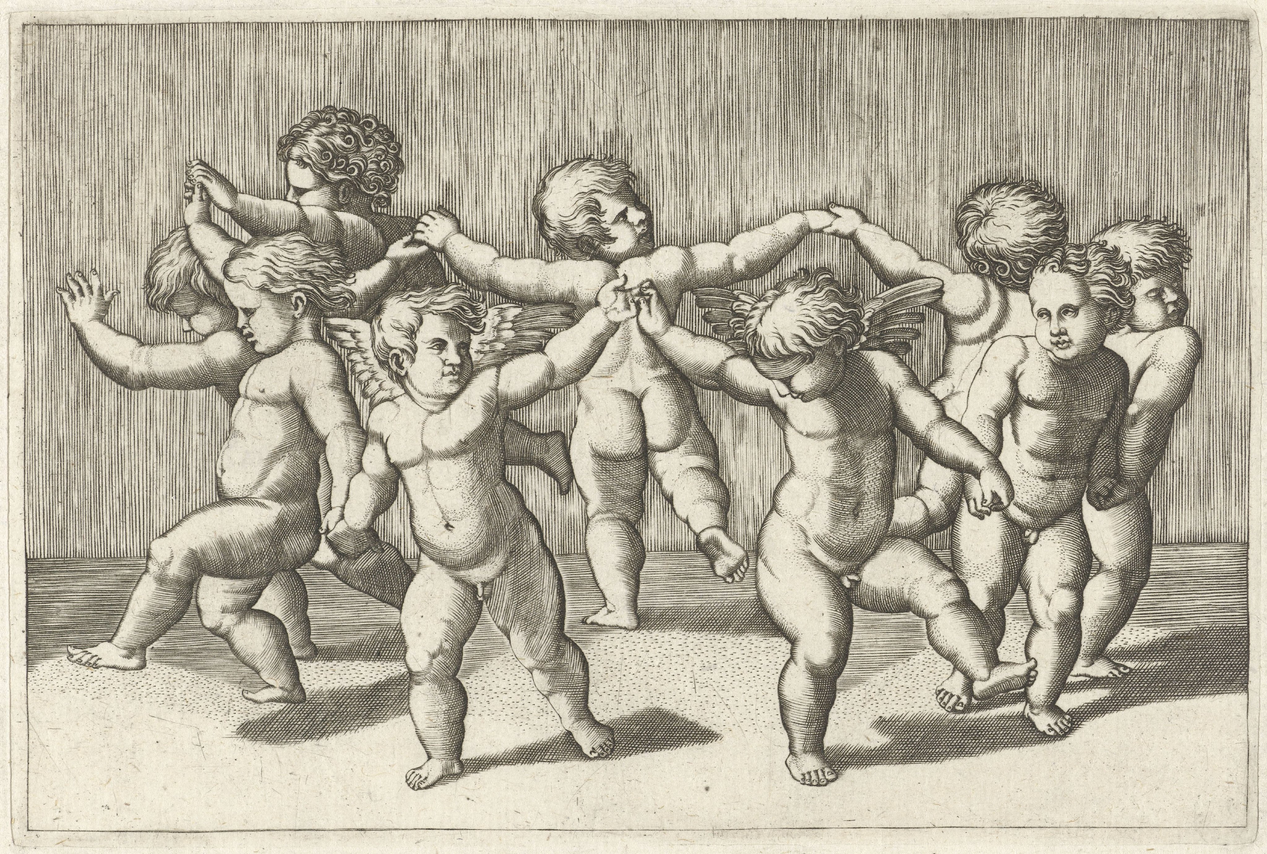 Dansende putti