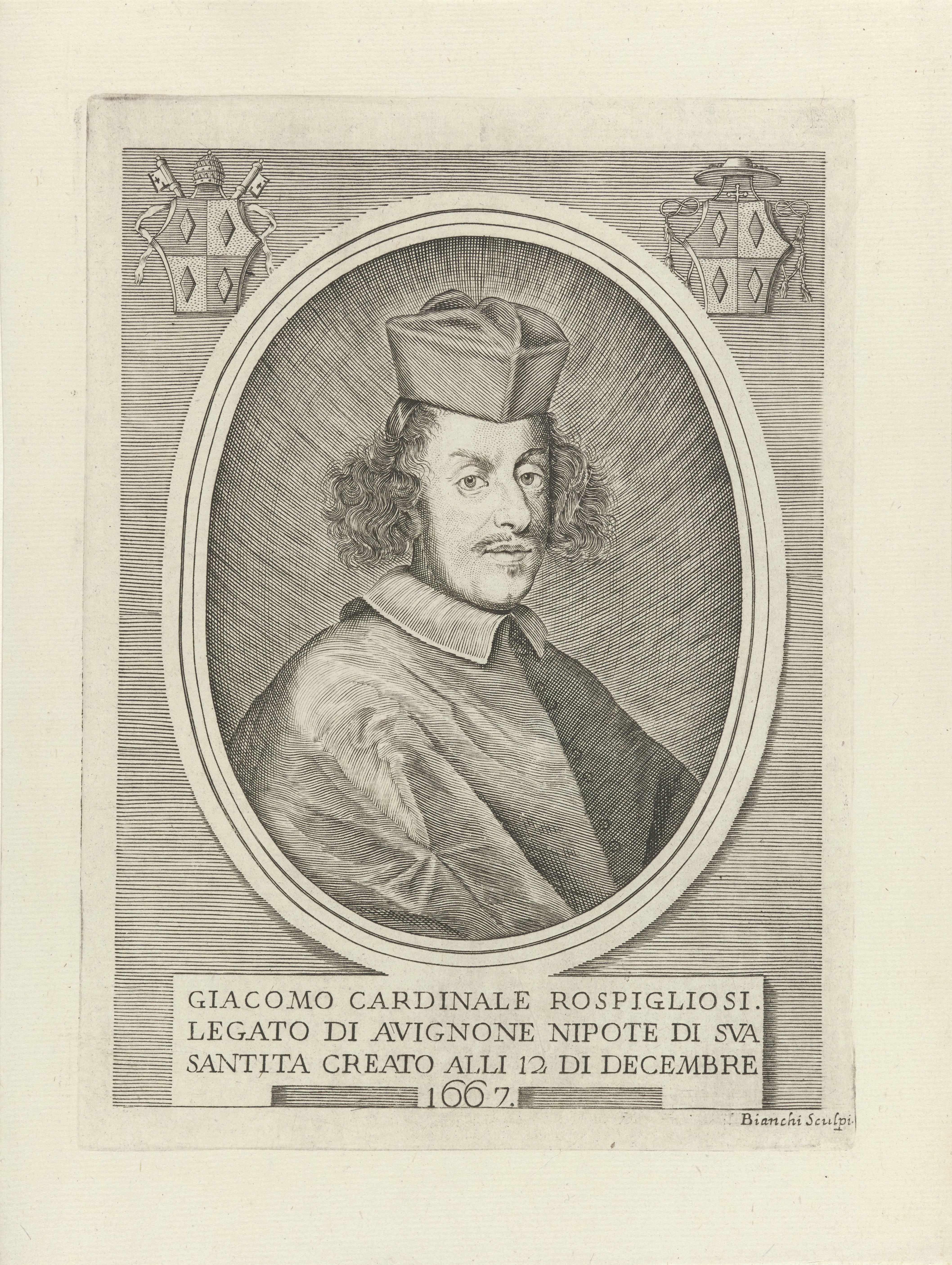 Portret van kardinaal Giacomo Rospigliosi