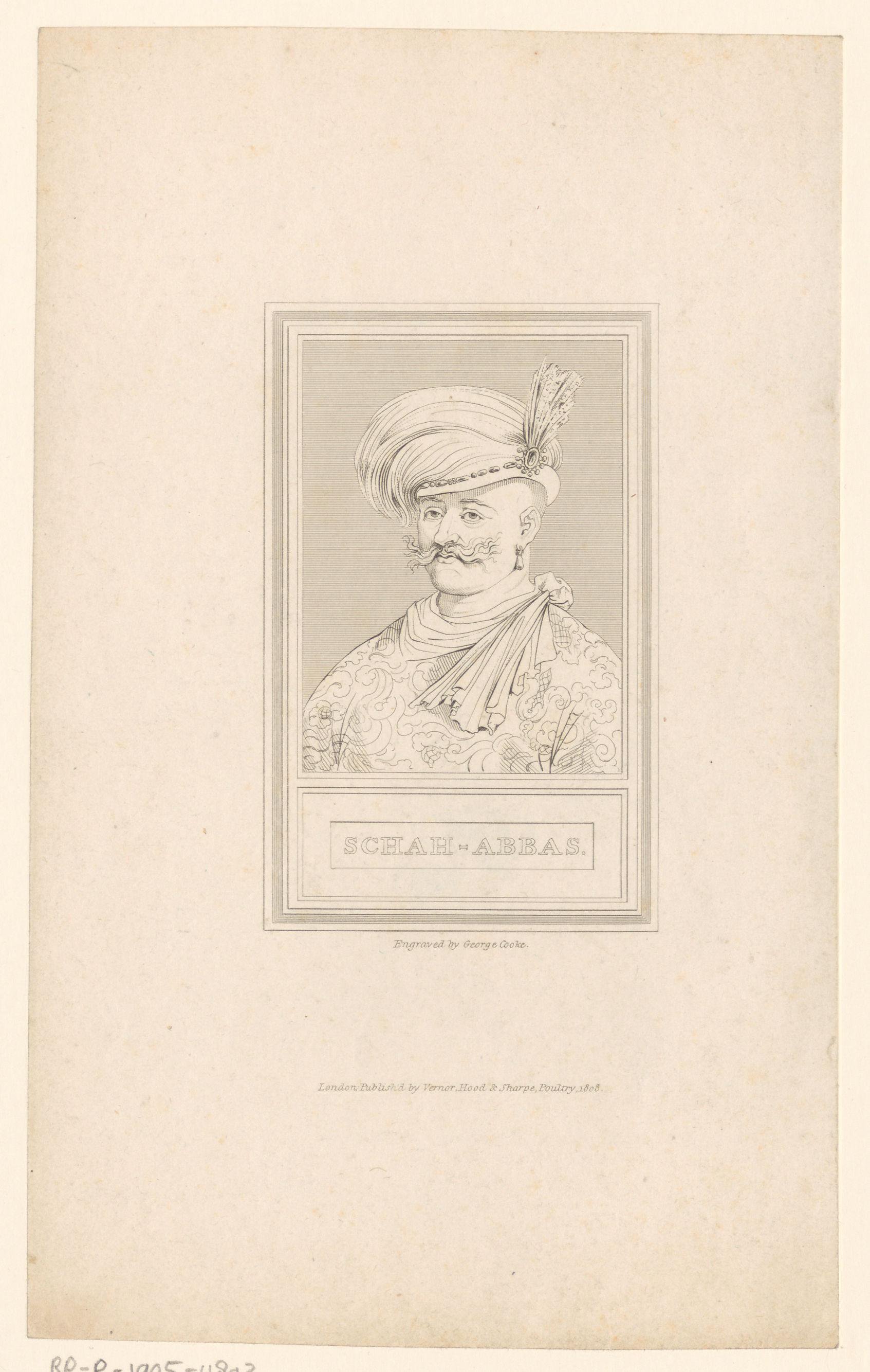 Portret van Abbas I van Perzië