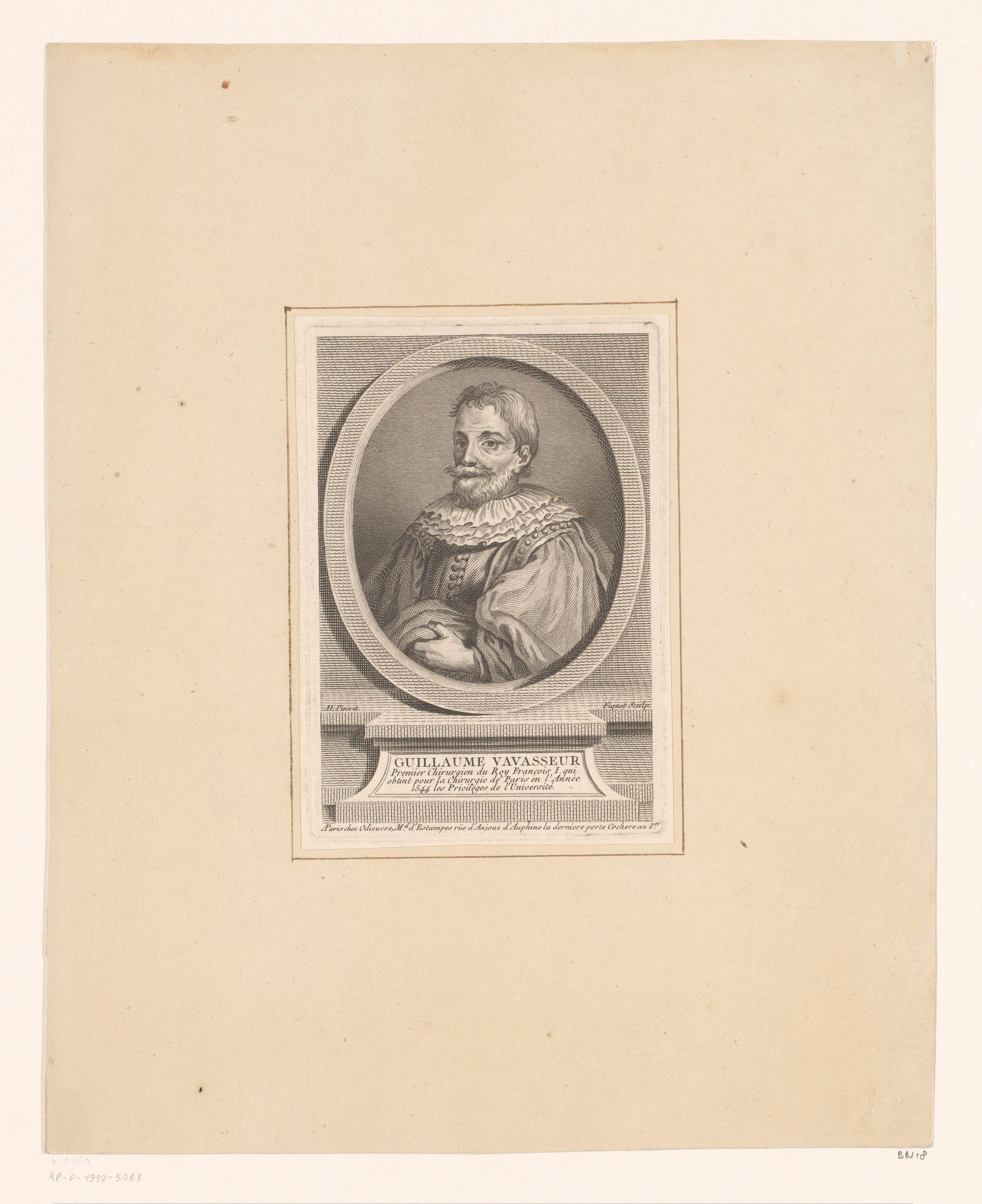 Portret van Guillaume Vavasseur