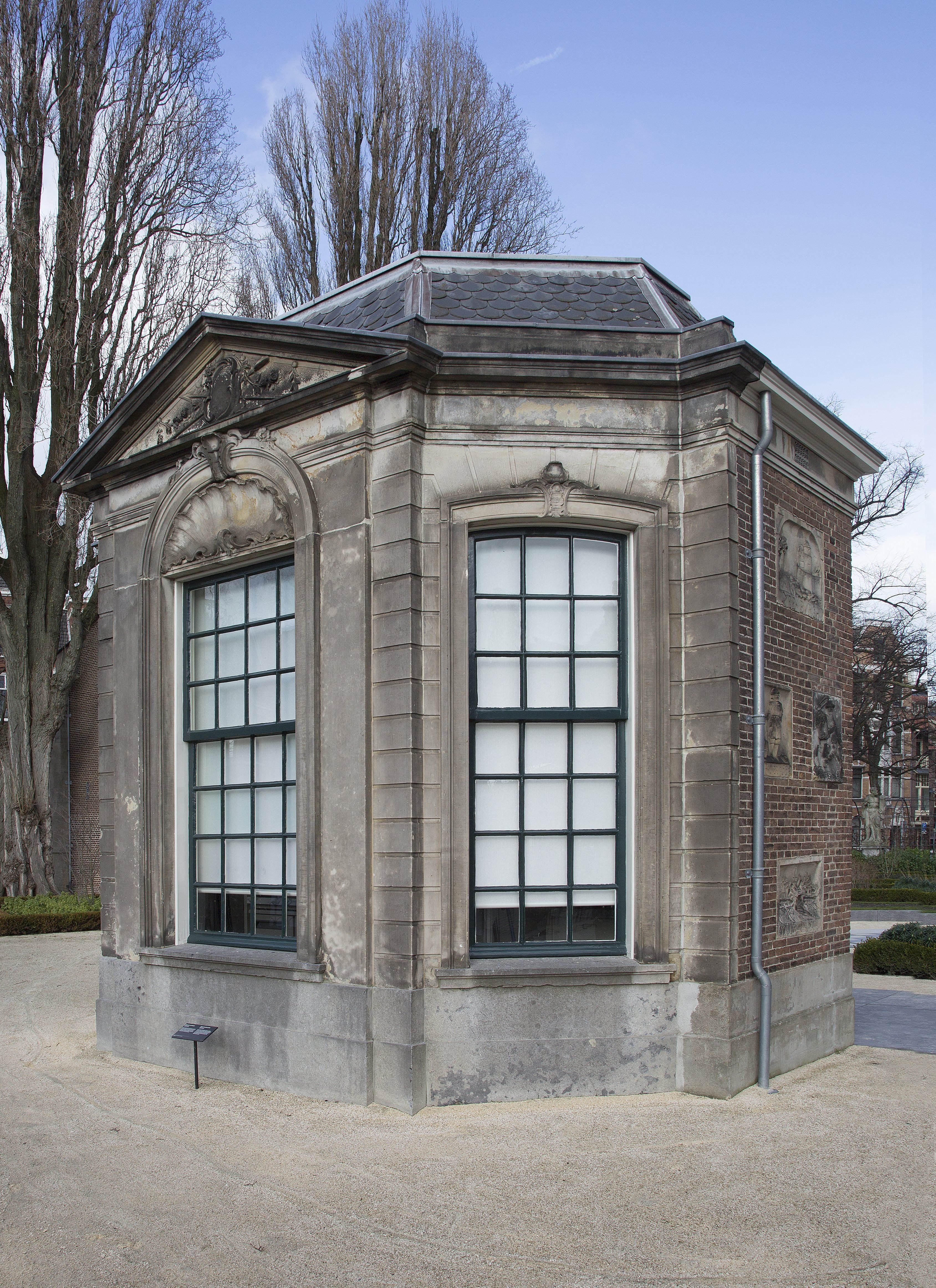 Façade of a garden pavilion