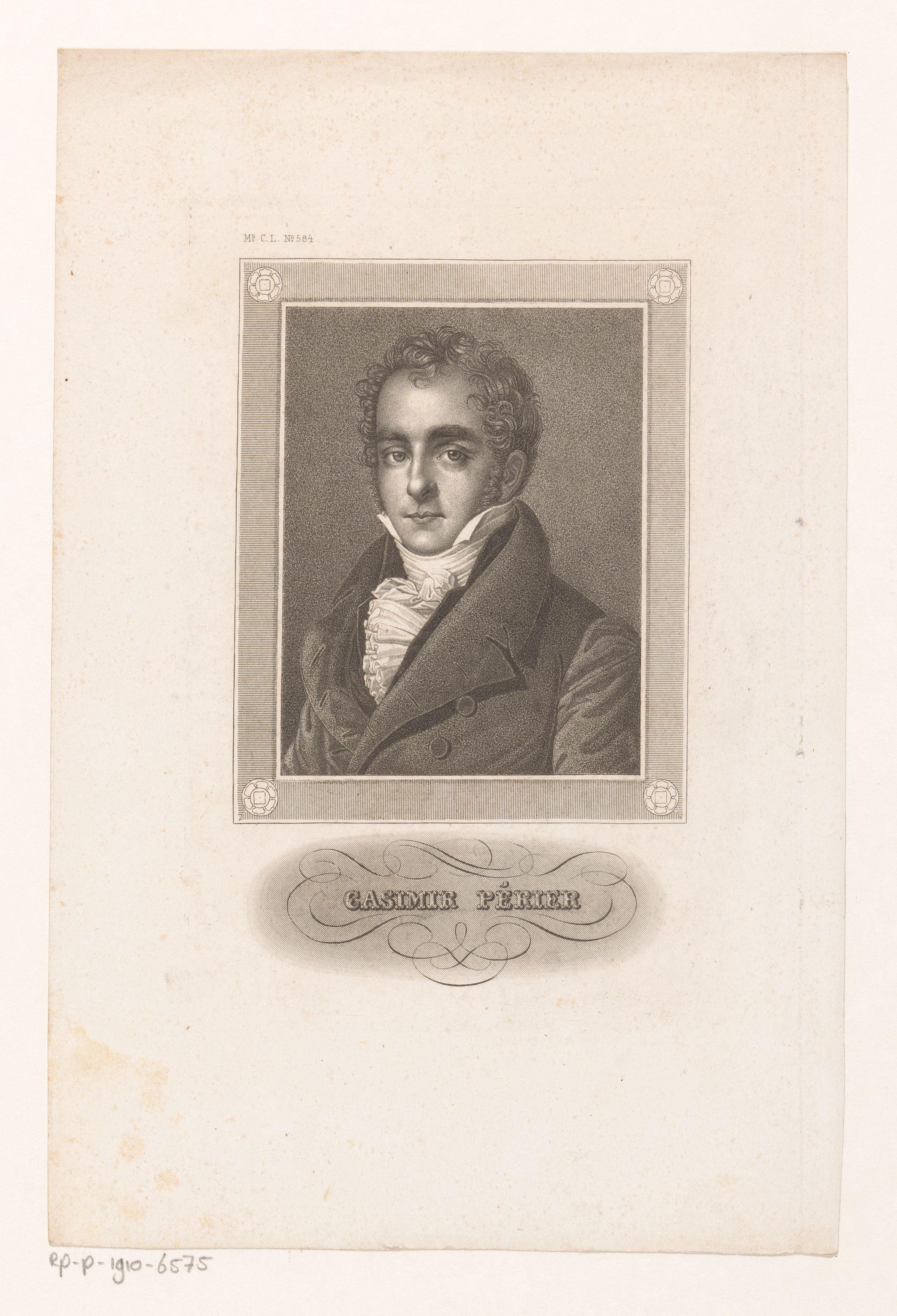 Portret van Casimir Périer