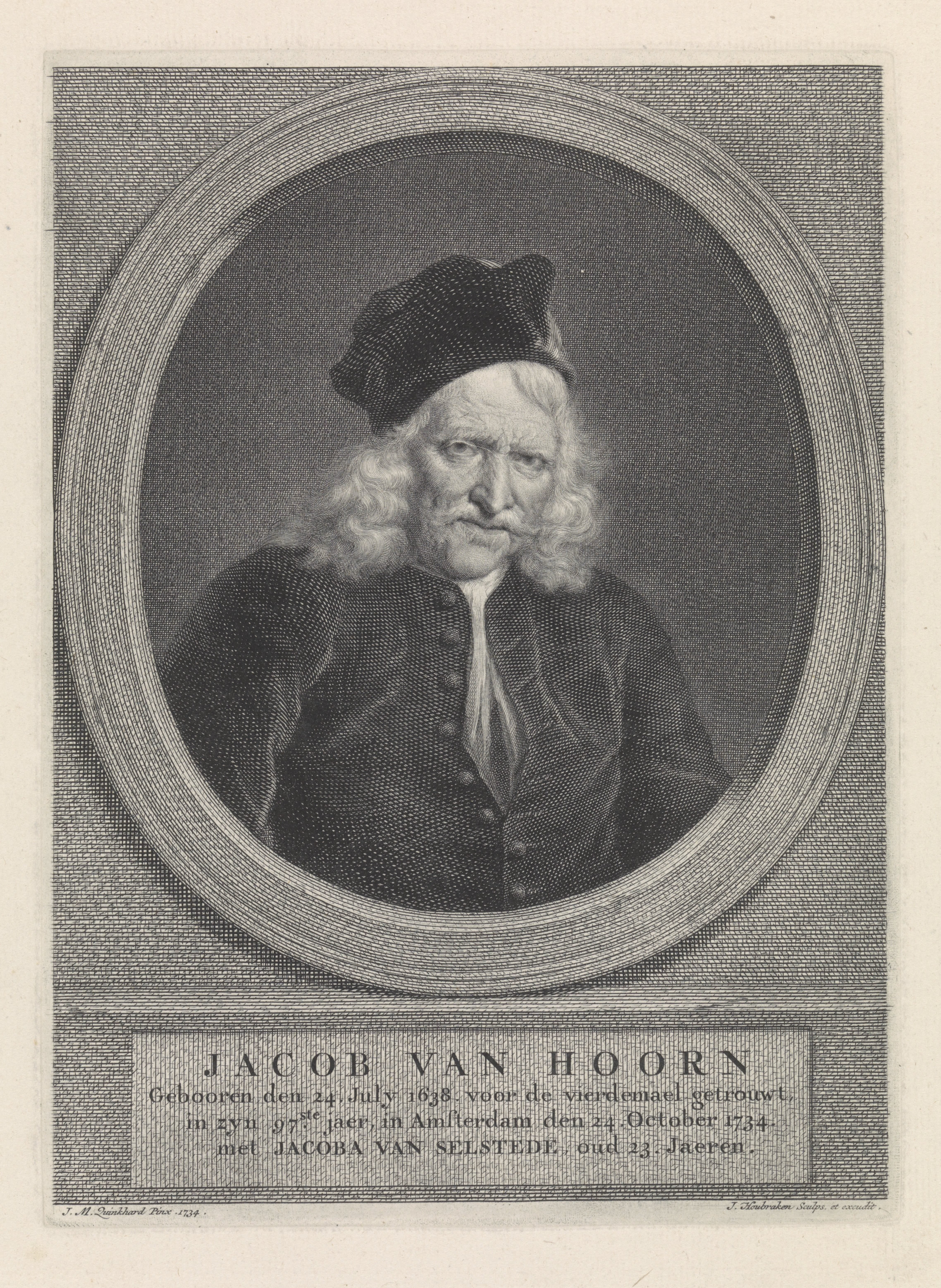 Portret van Jacob Hoorn